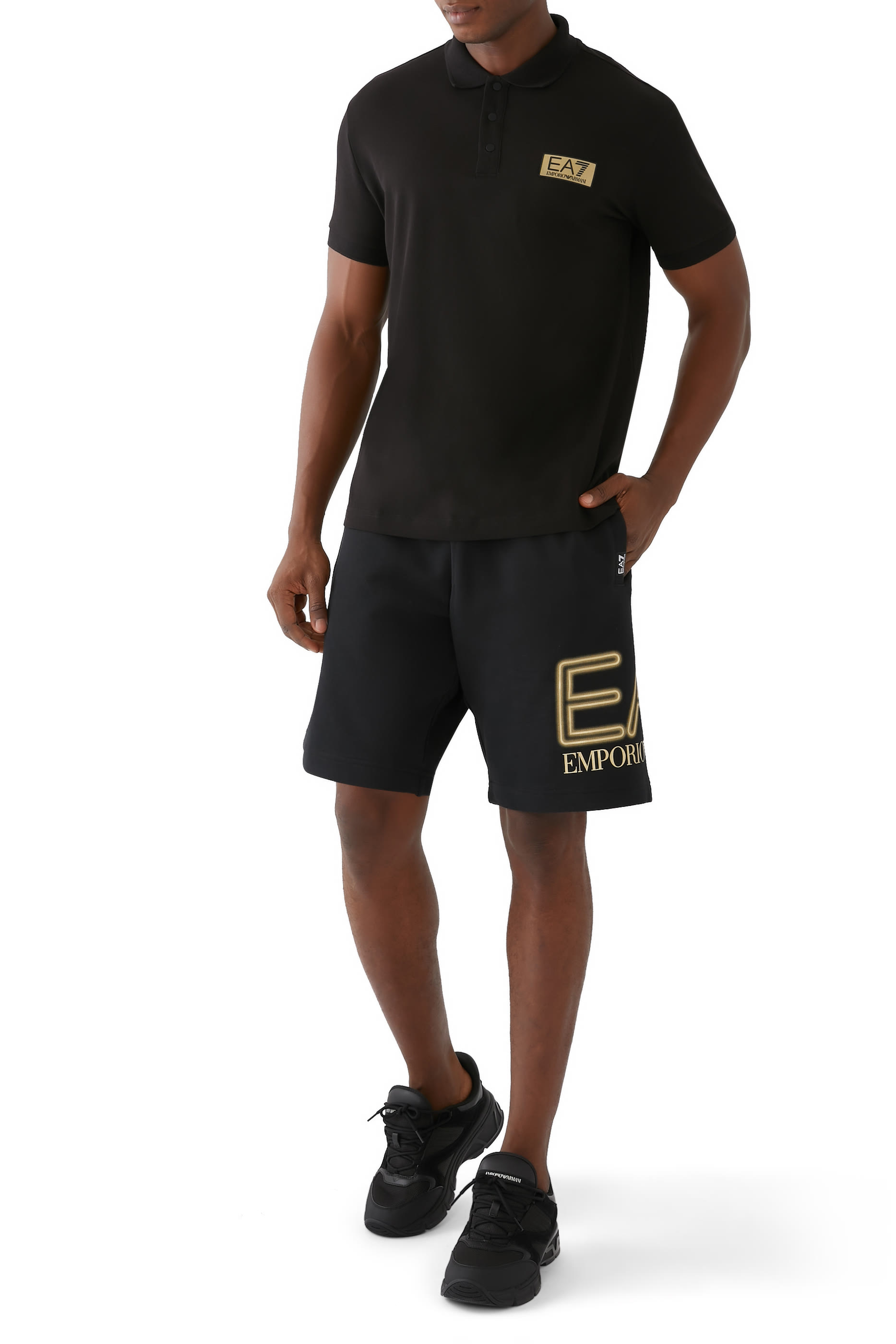 EA7 Label Polo Shirt