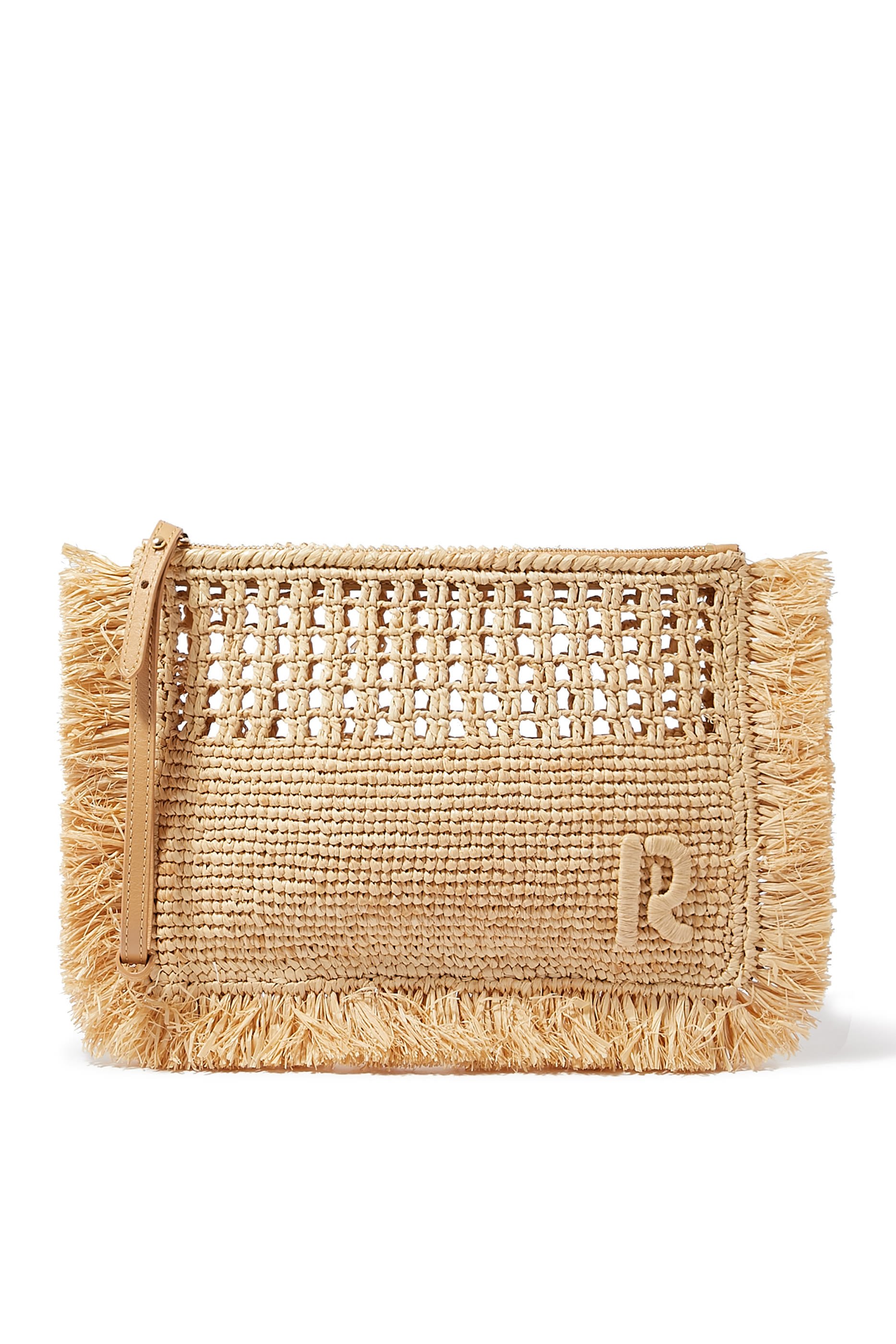 Raphia Pouch