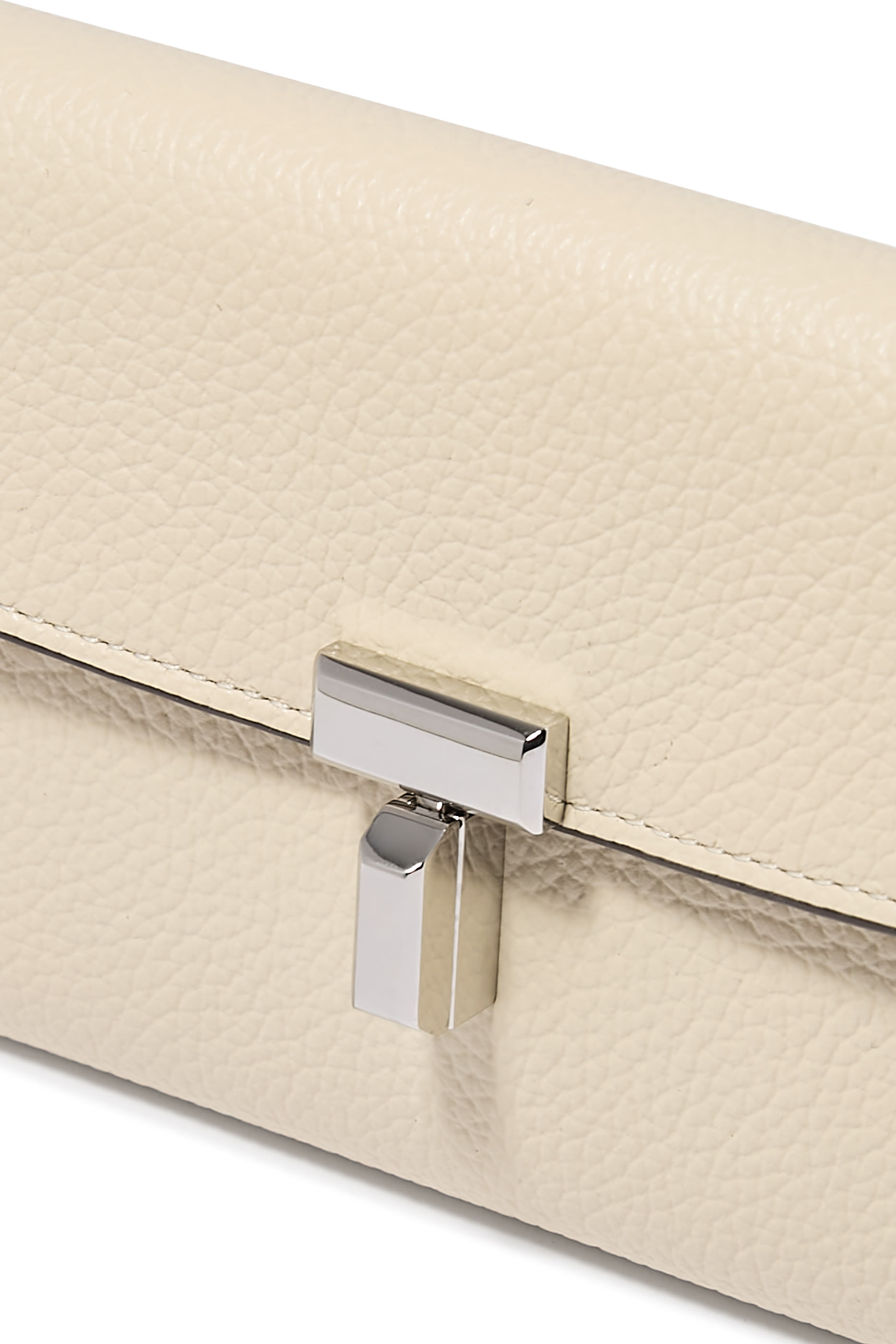  T-Lock Grained-Leather Wallet