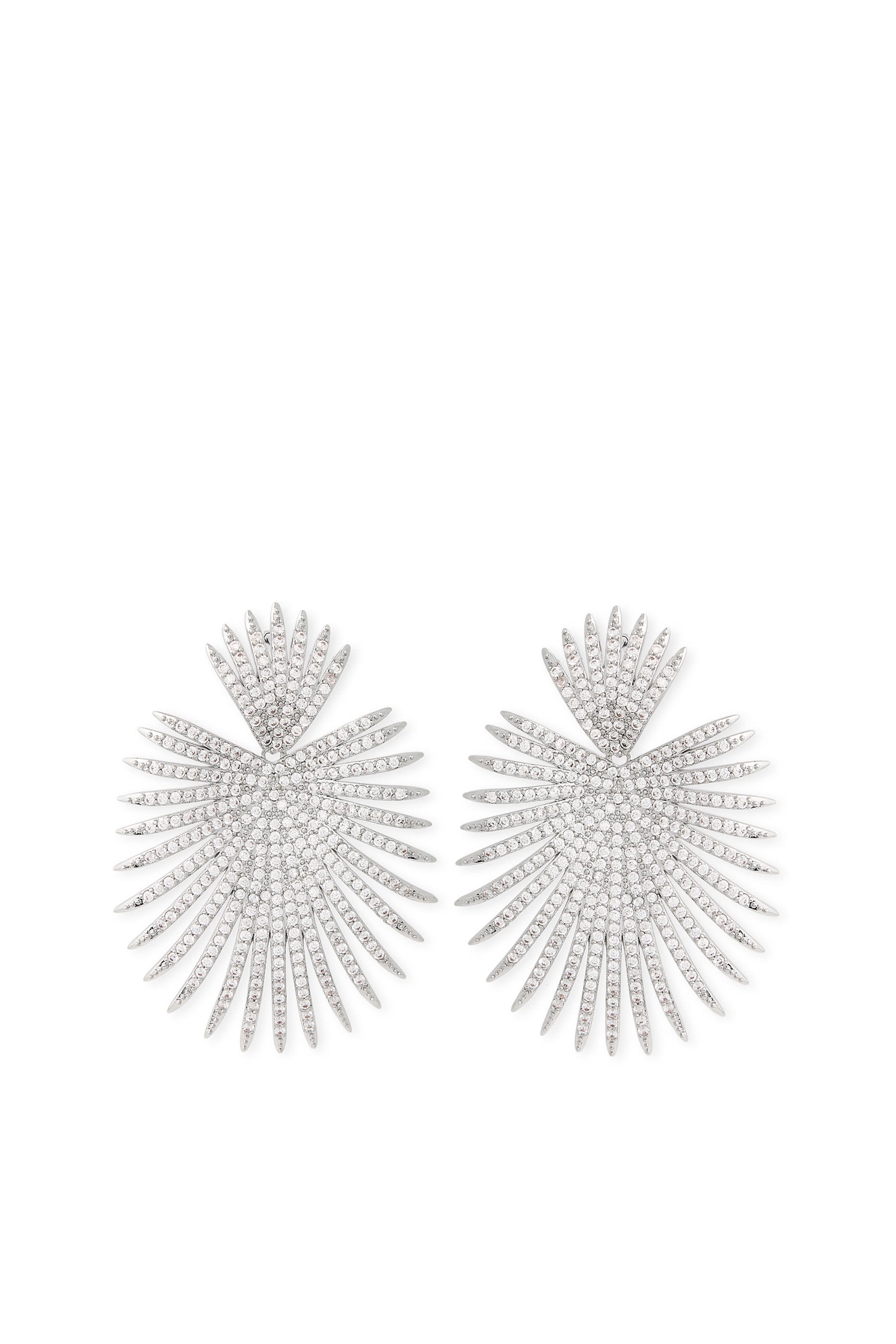 Throne Pavé Earrings