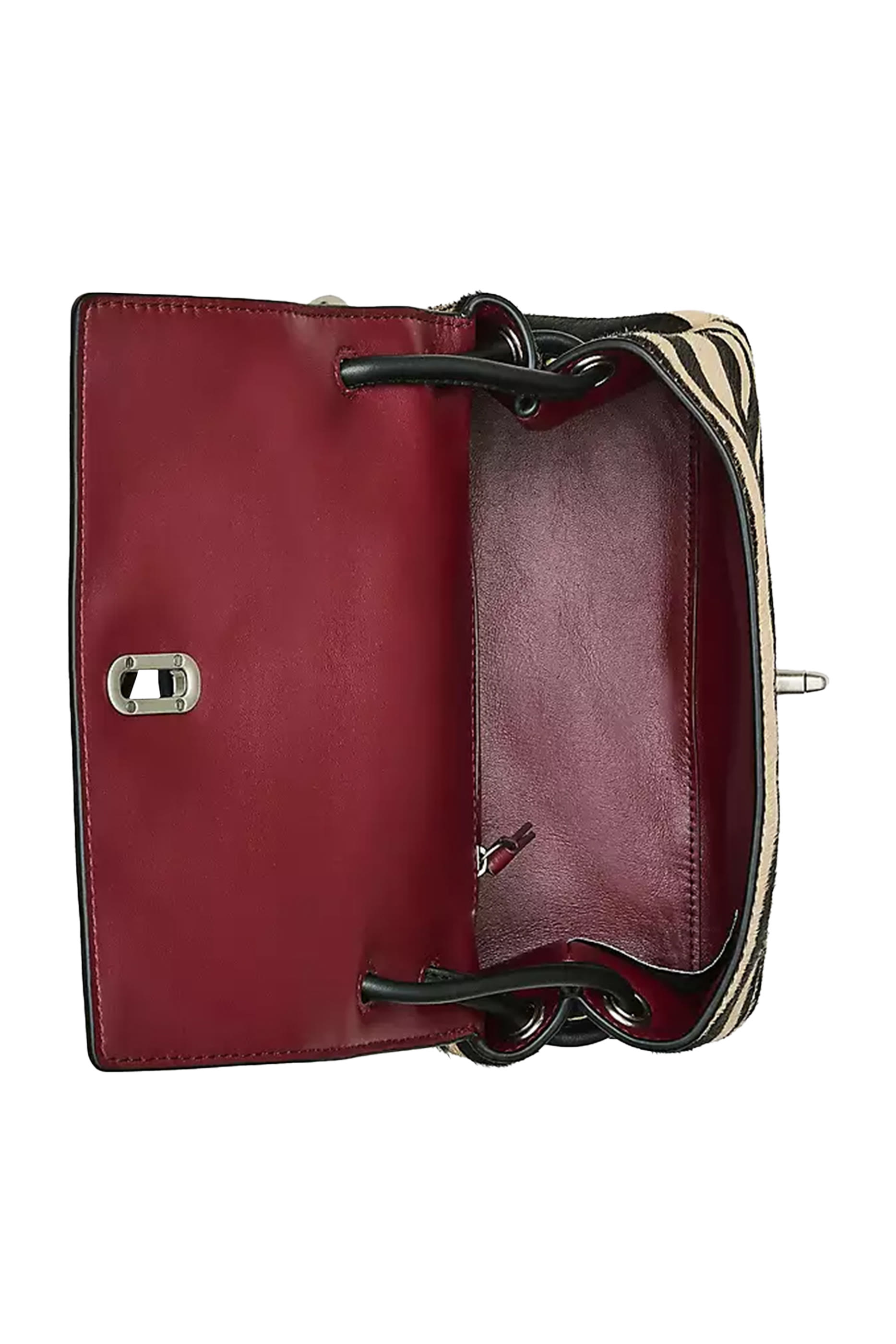 The Zebra Haircalf Dual Mini Bag