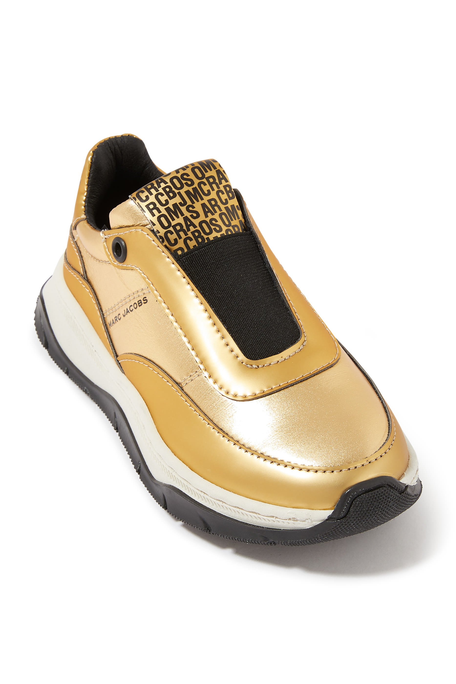 Kids Logo Print Slip-On Sneakers