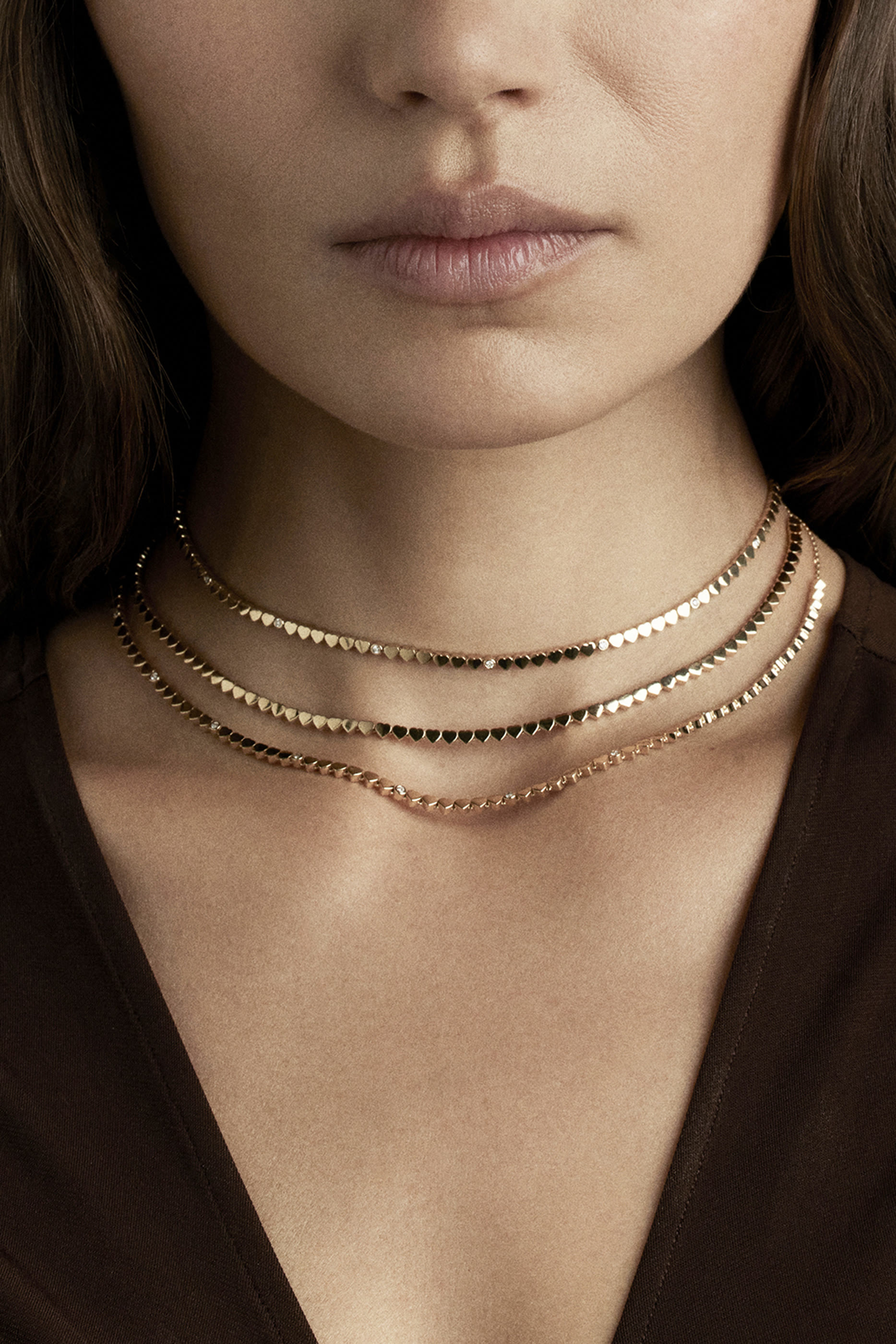 Love In Tokyo LIT Necklace, 18K Yellow Gold & Diamonds