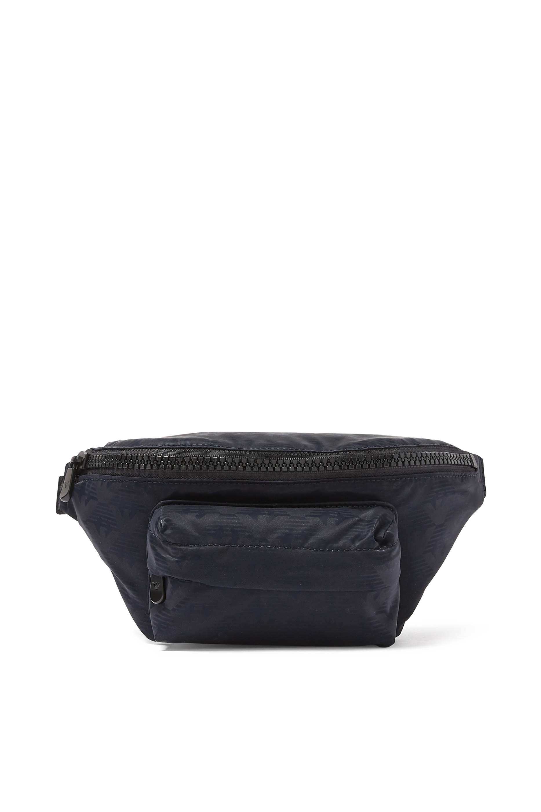 Kids Nylon Belt Bag with All-Over Jacquard Eagle