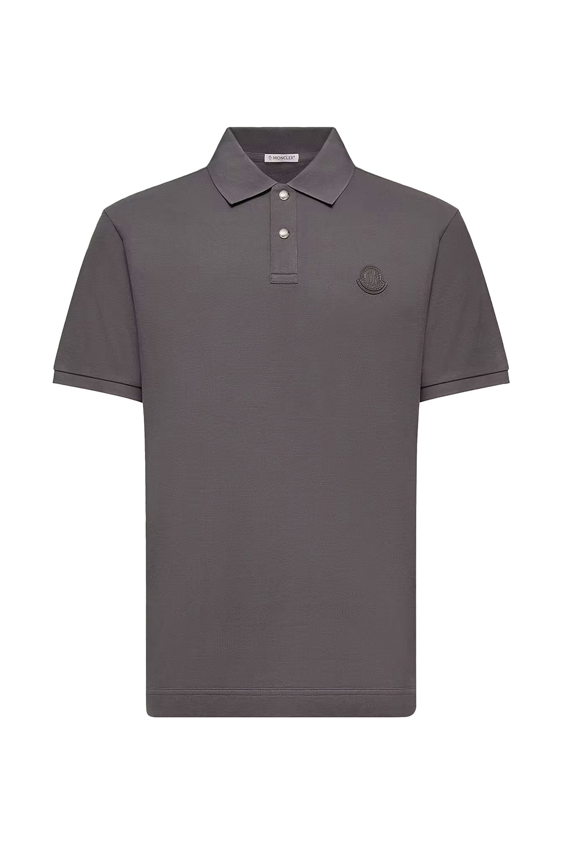 Logo Patch Cotton Piquet Polo Shirt