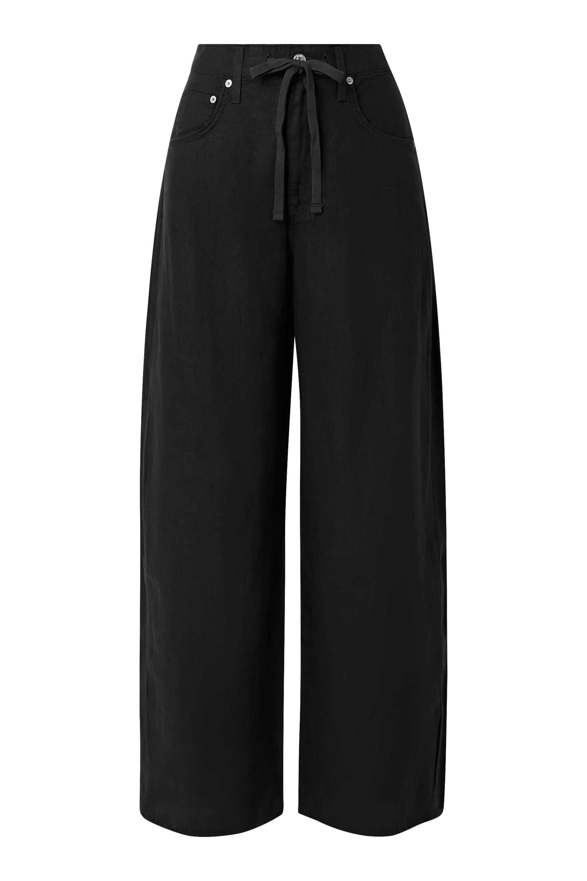 Brynn Pull-On Linen Trousers 