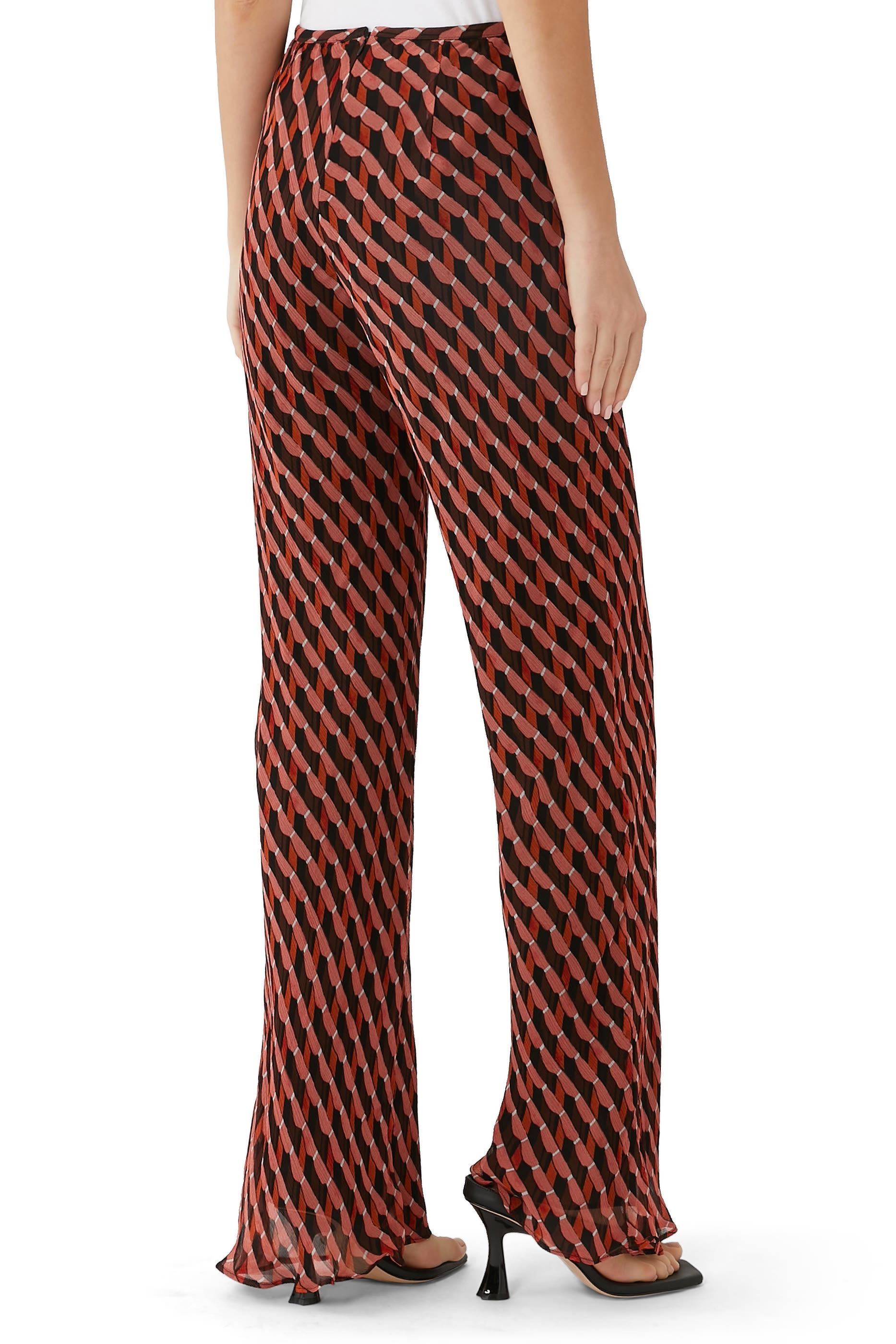 Martina Bias Cut Flared Pants