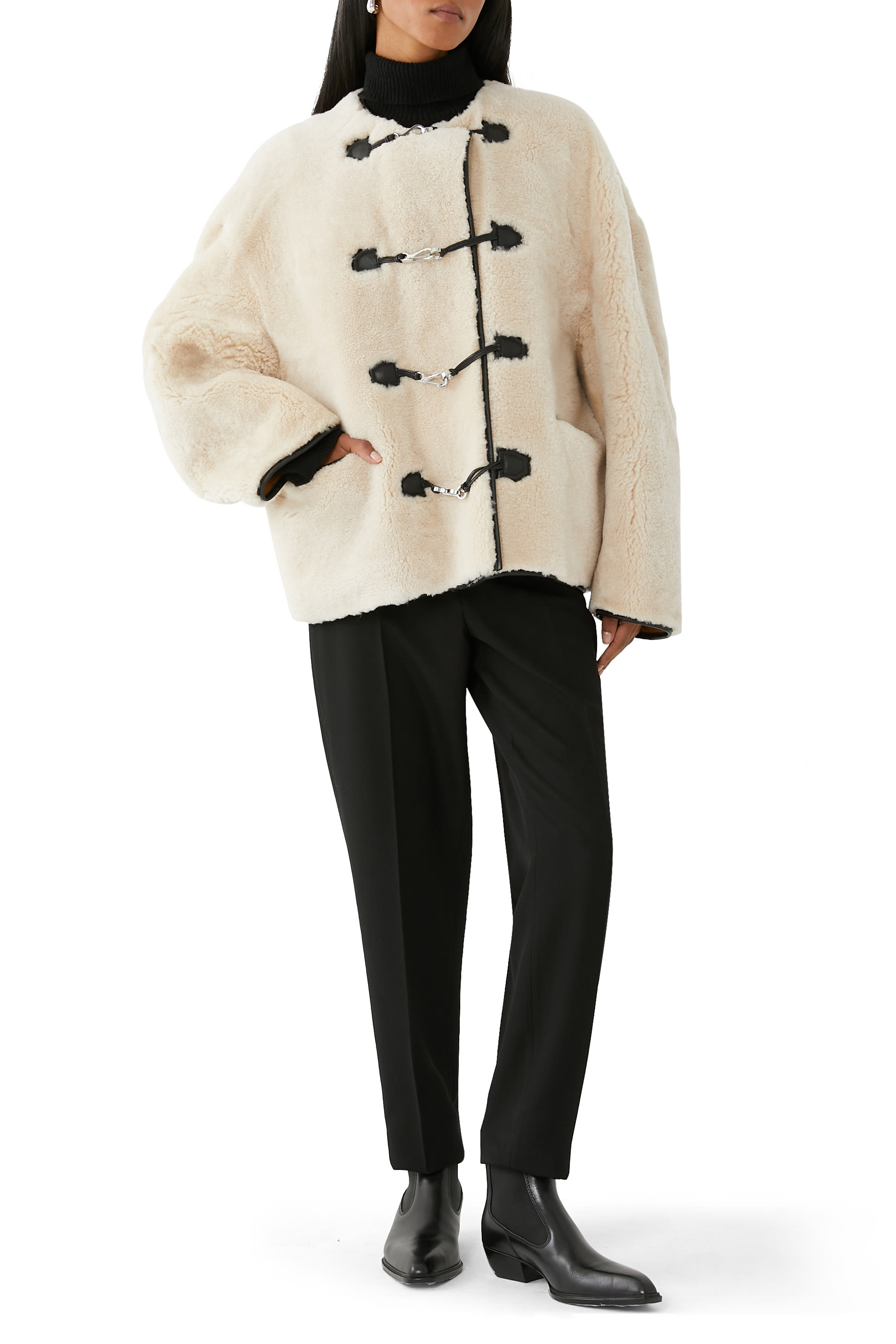 Low-Waist Tailored Trousers