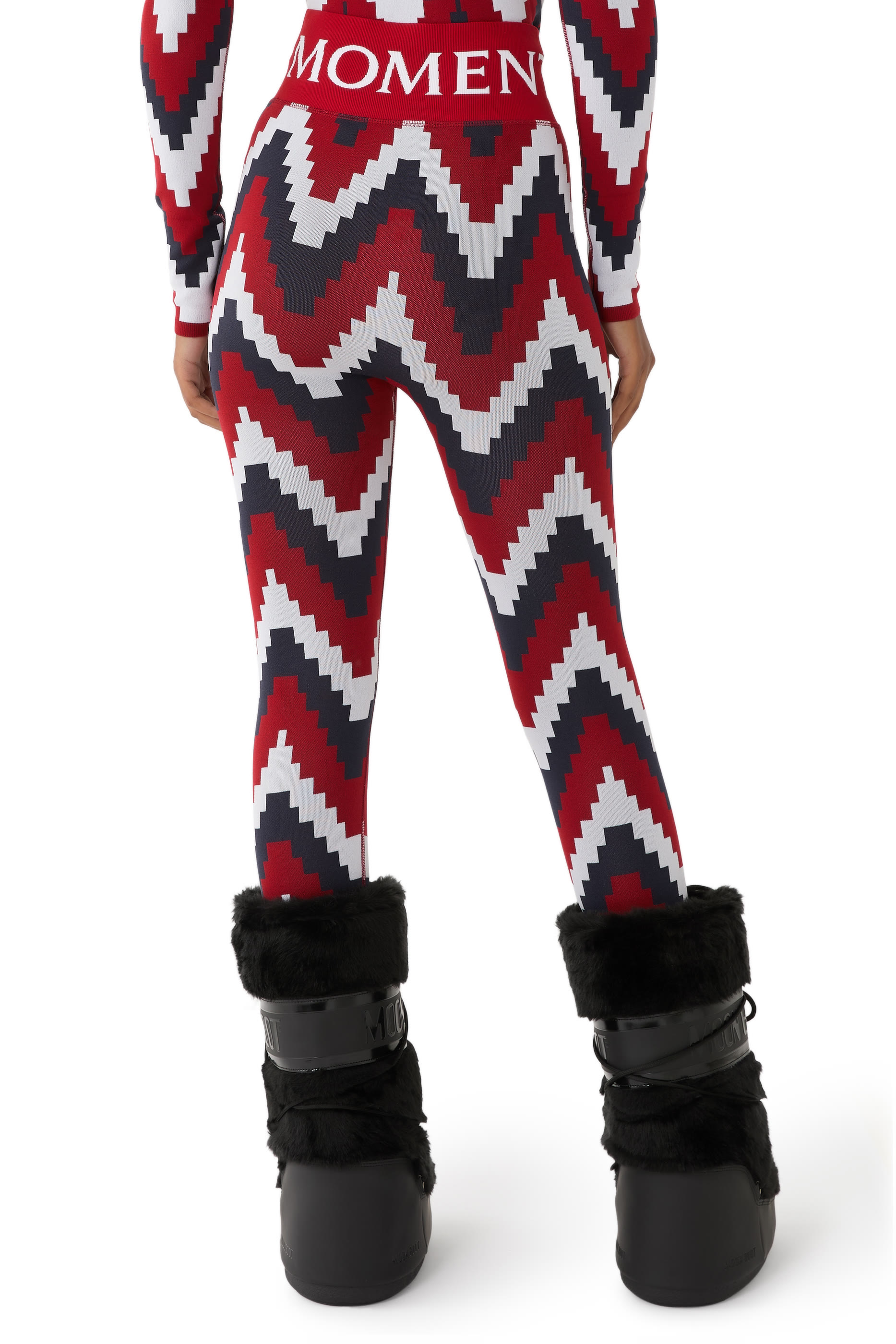 Chevron Jacquard Leggings
