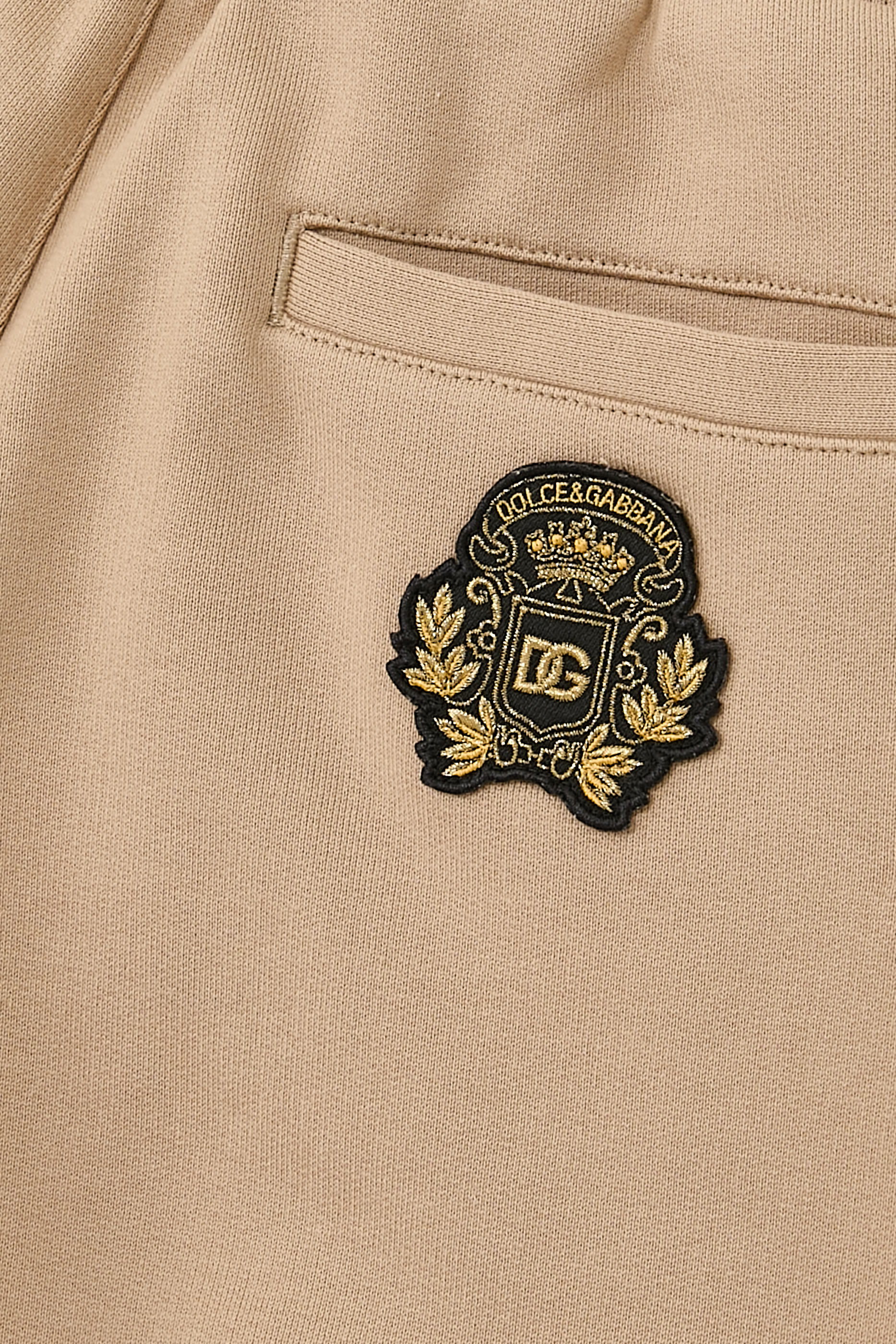 Kids Heraldic Patch Fleece Jogging Trousers