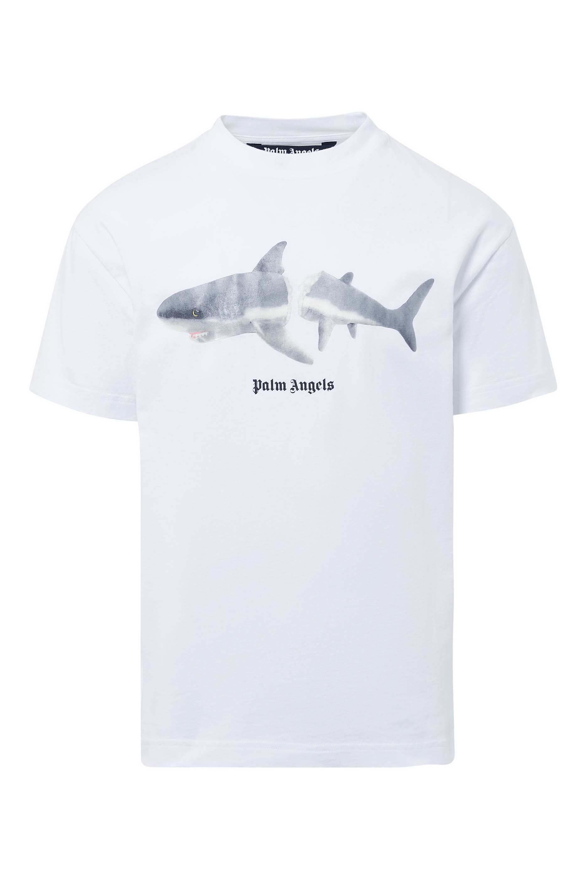 Shark-Print Logo T-Shirt