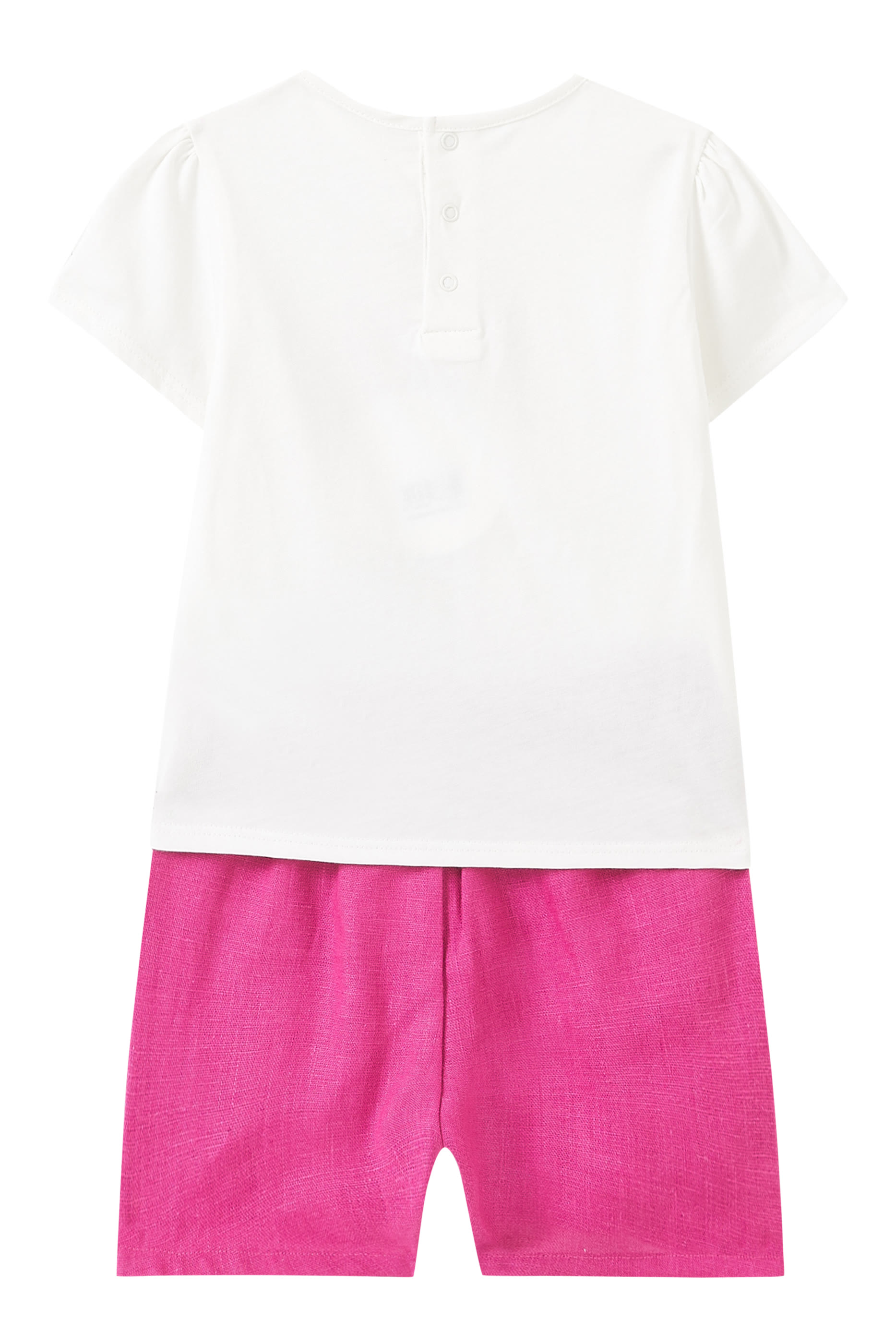 Kids T-Shirt & Linen Shorts, Set of 2