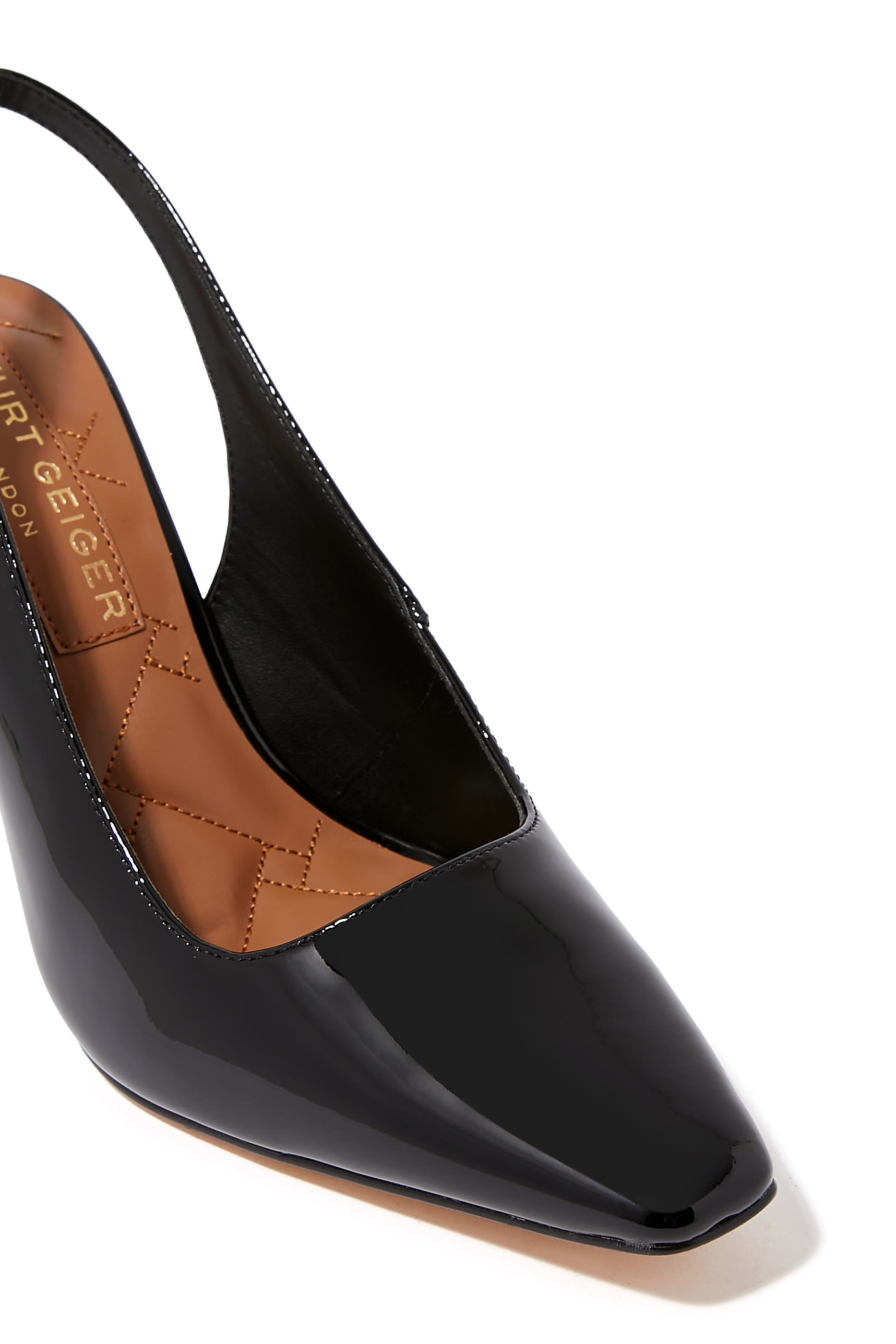 Regent 90 Slingback Patent Pumps