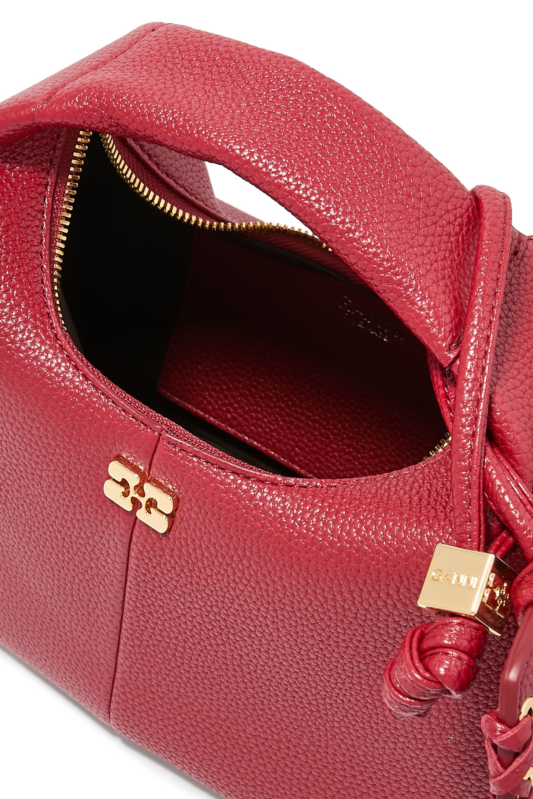 Grained Mini Hobo Bag