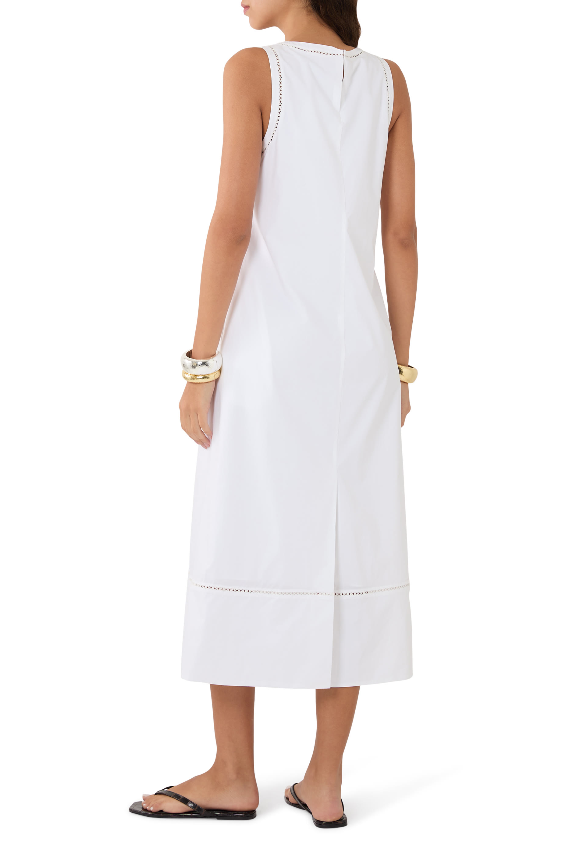 Maxi Tank Dress in City Poplin 
