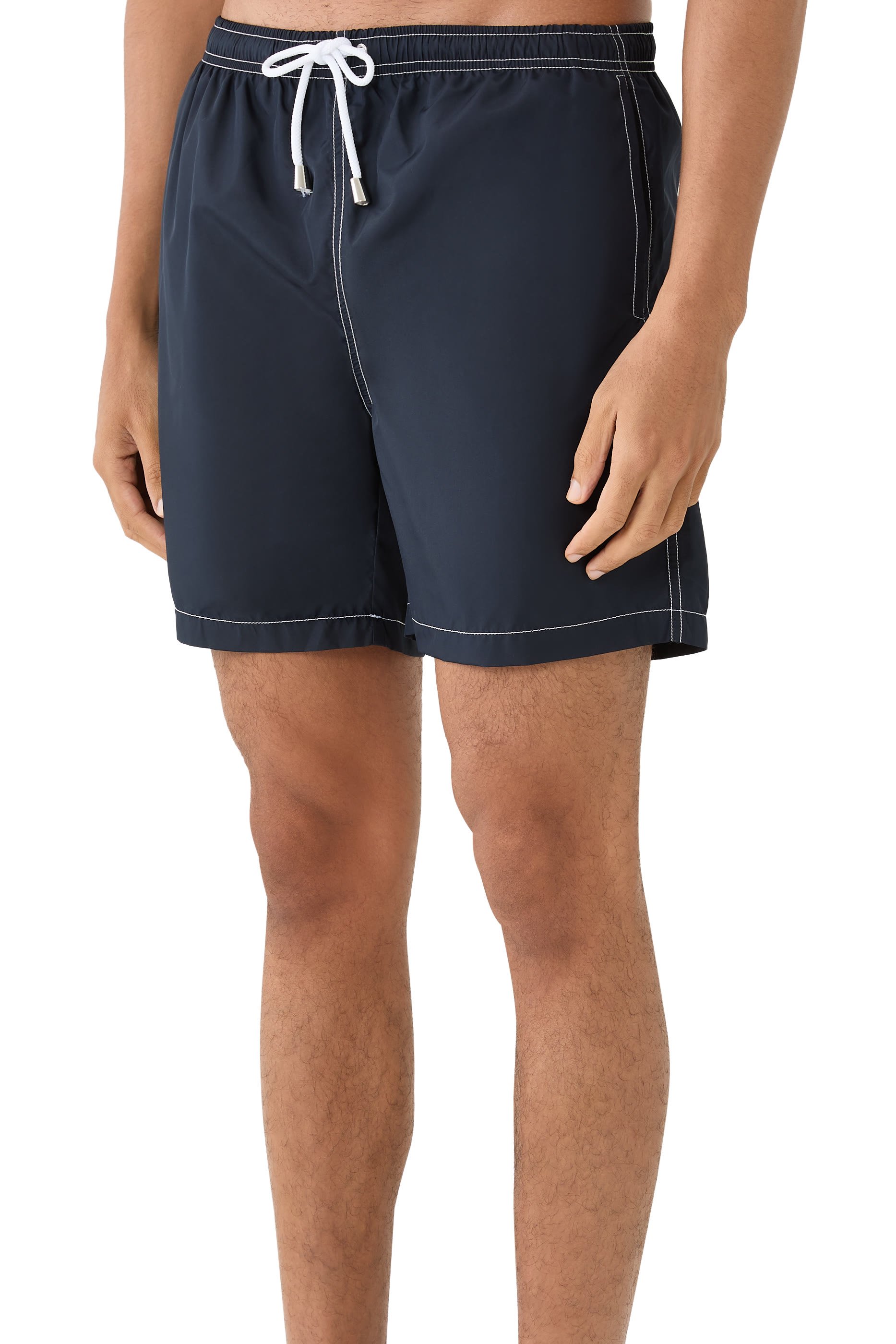 Contrast Stitch Swim Shorts