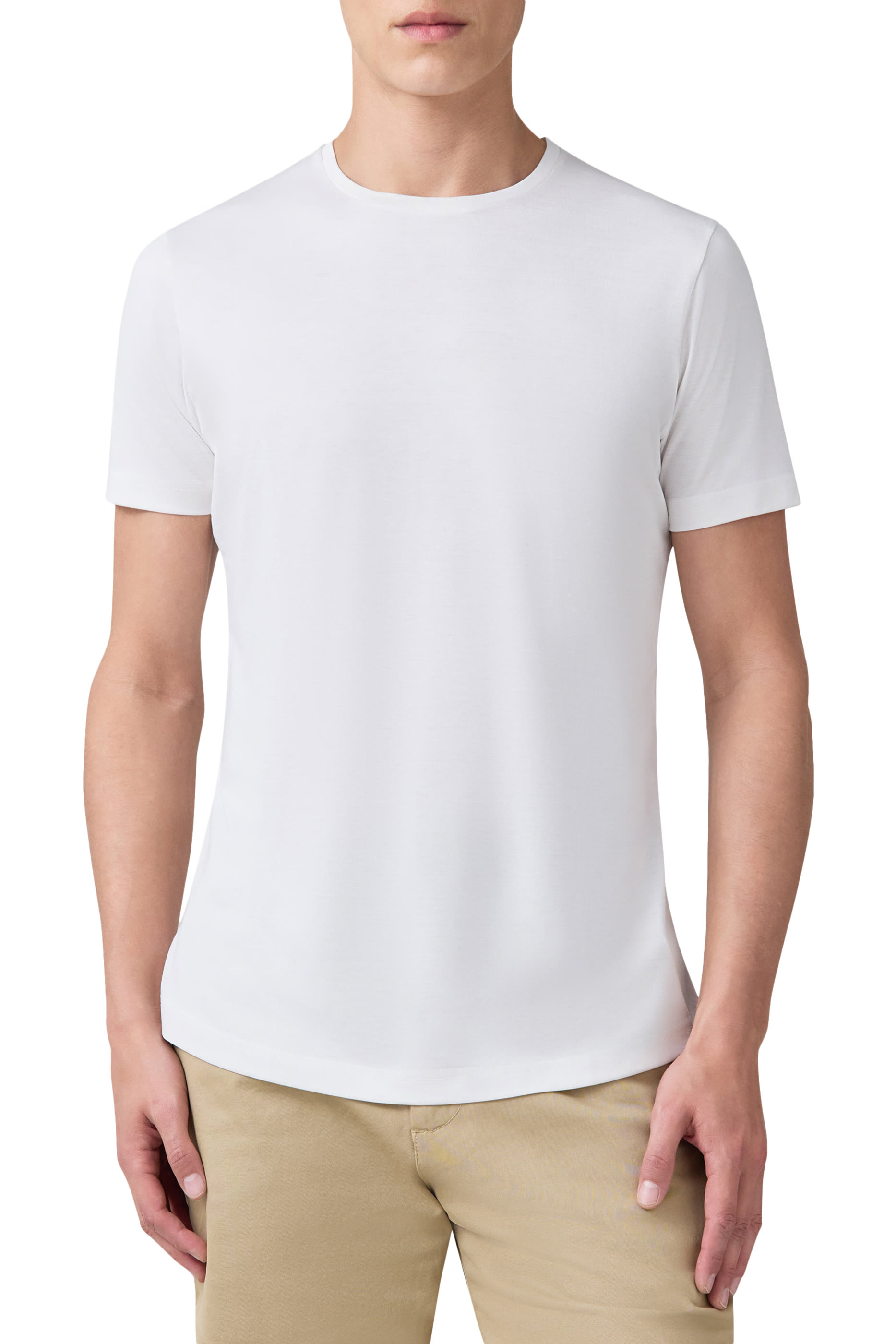 Silk-Cotton T-Shirt 