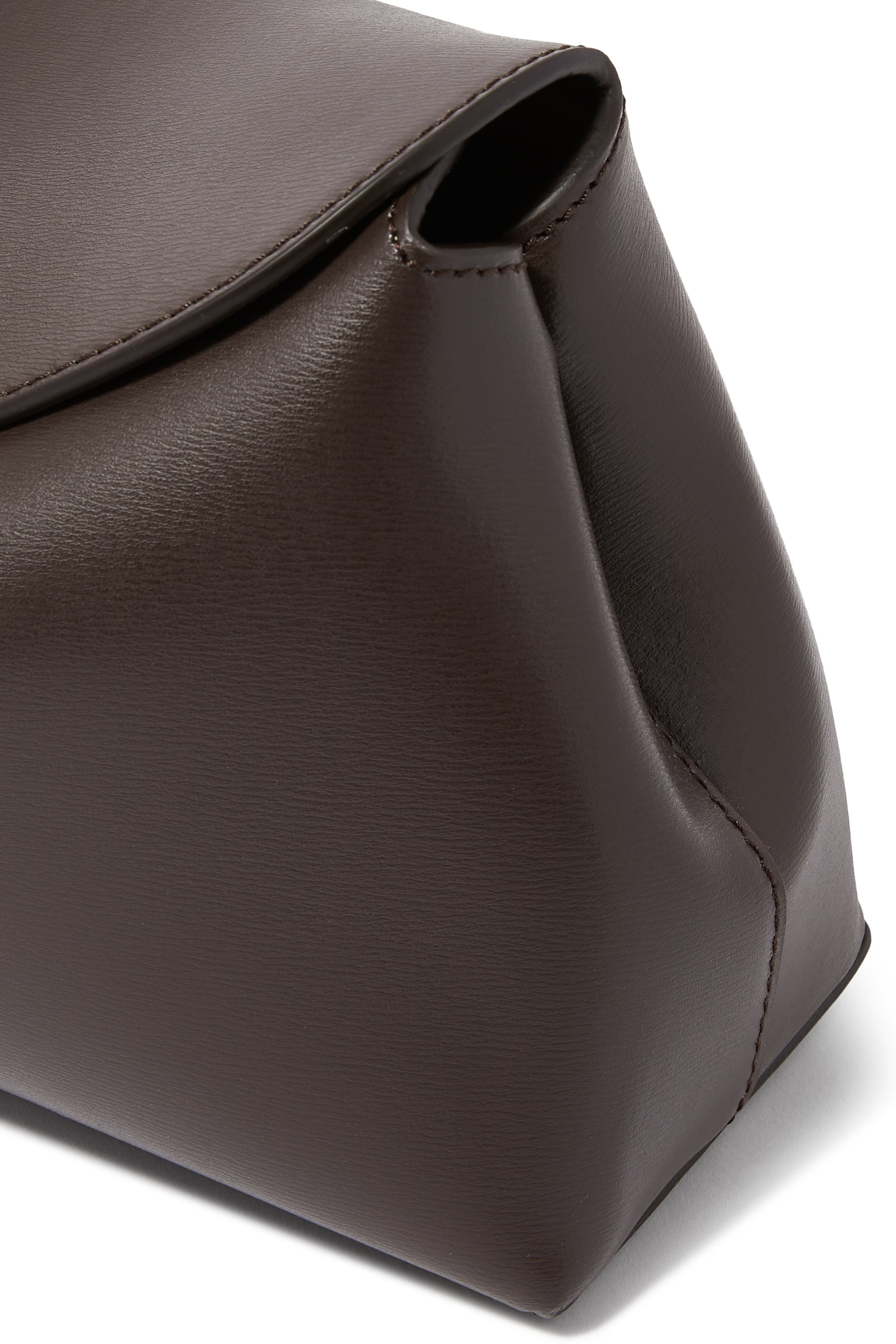 T-Lock Leather Clutch