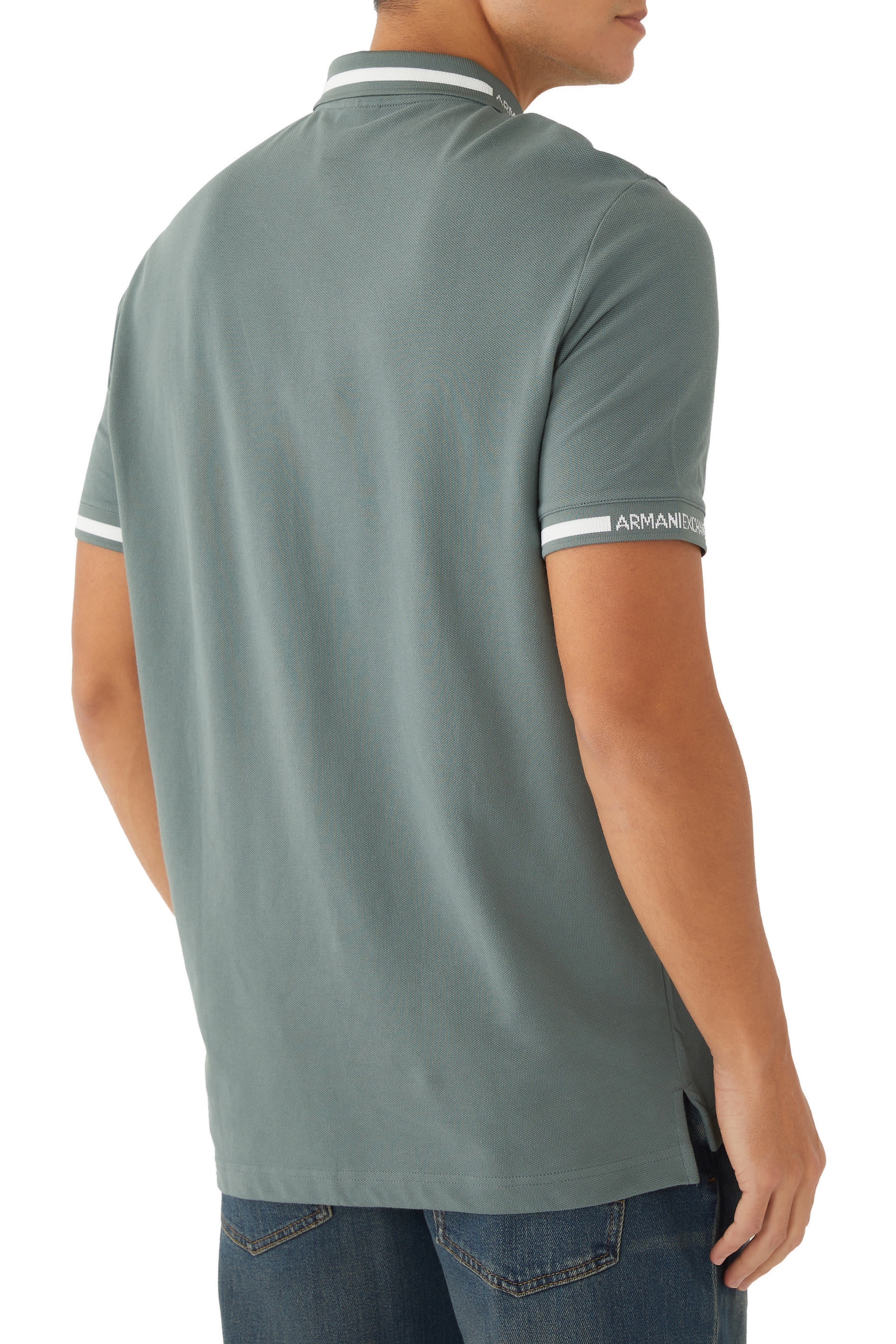 Half-Zip Cotton Piqu&eacute; Polo Shirt