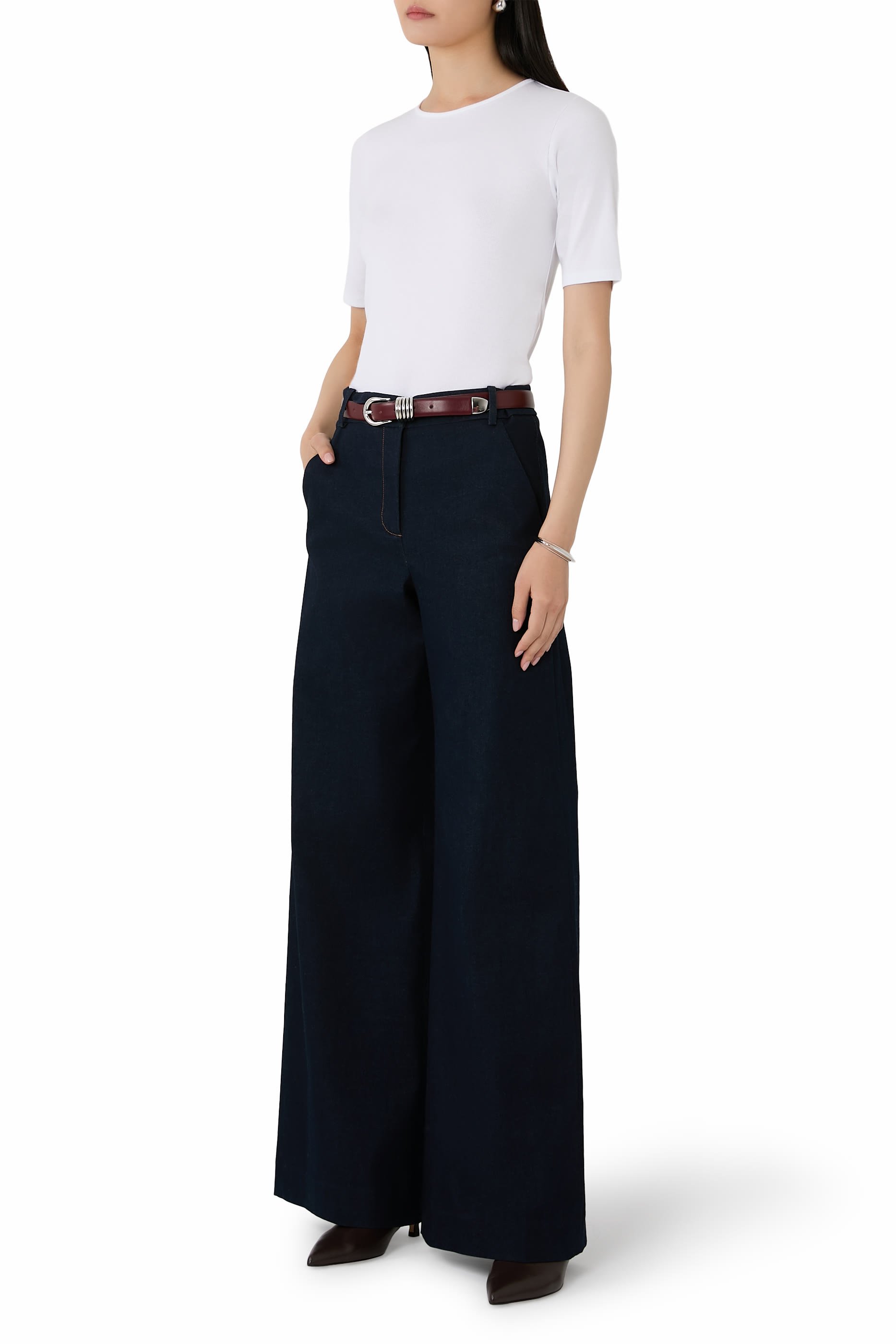 Organic Cotton Stretch Rib T-Shirt