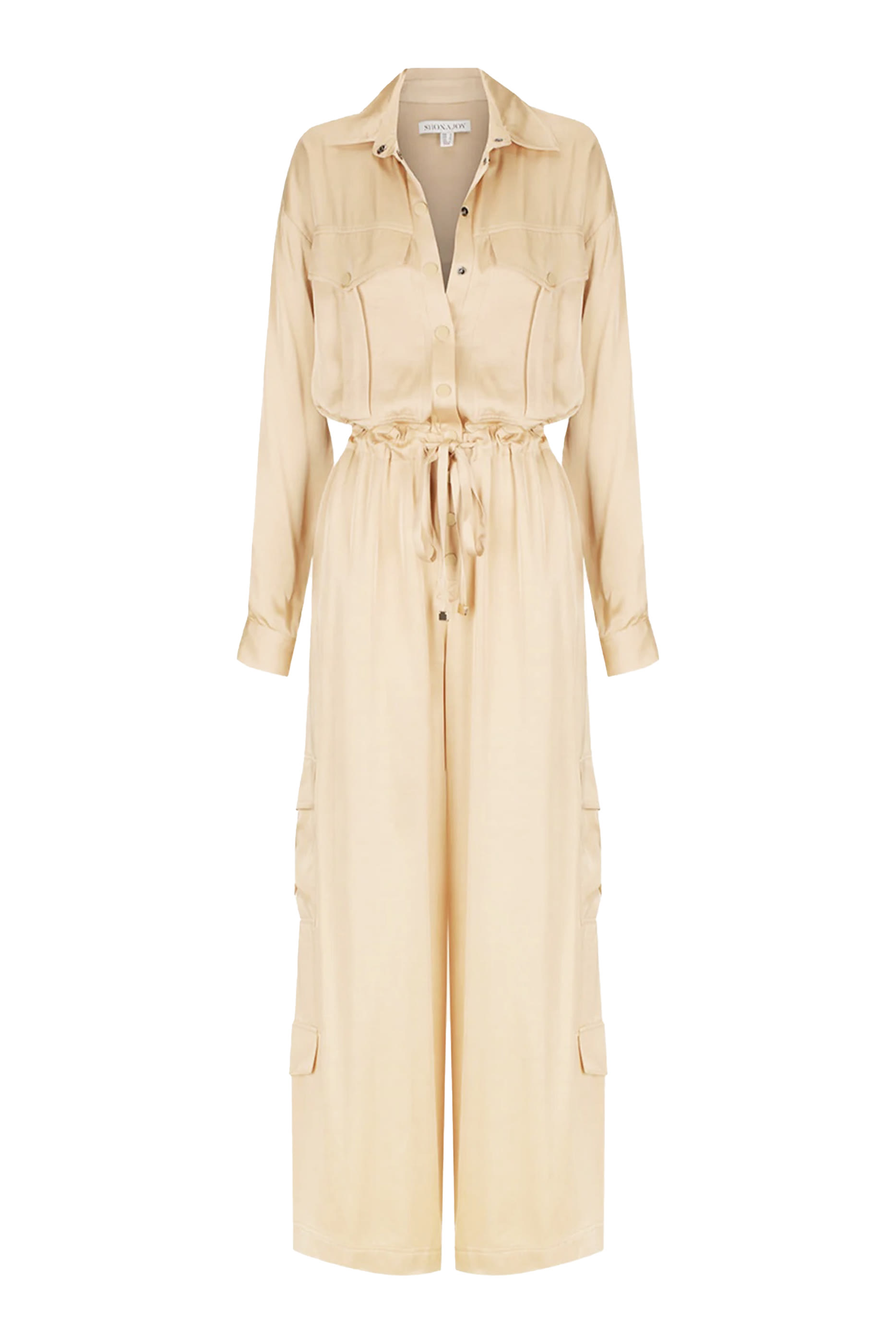 Shae Drawstring Utility Jumpsuit