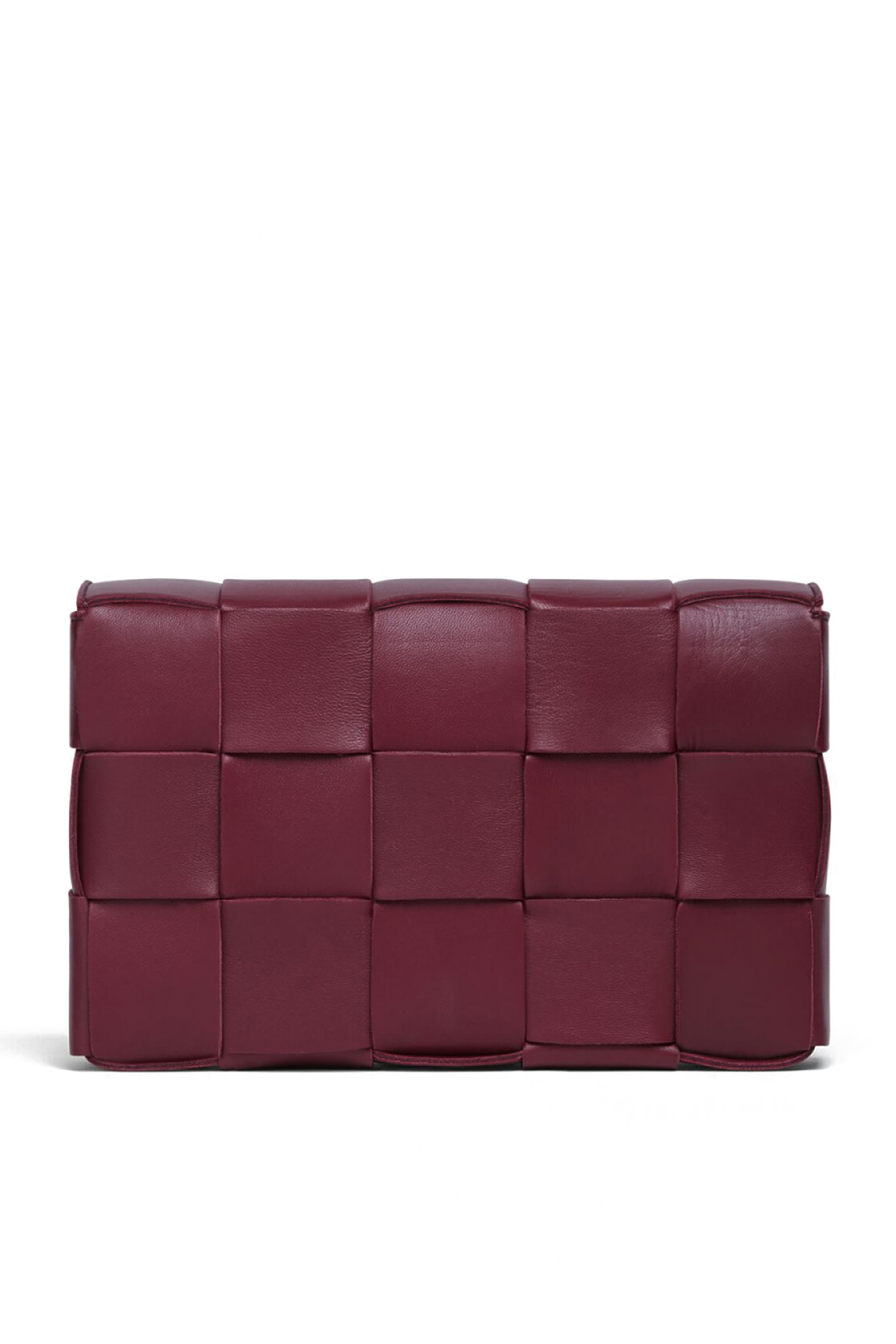 Intrecciato Leather Cassette Bag