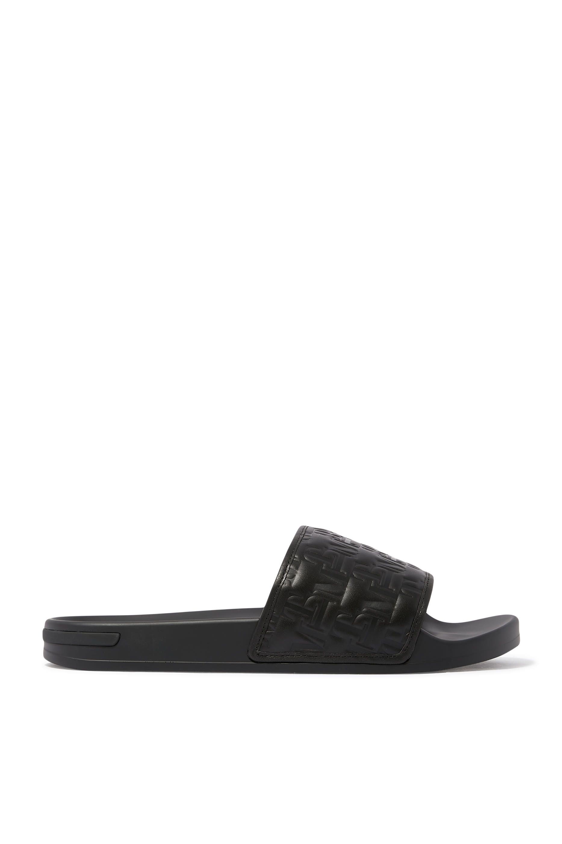 Leather Grid Slides
