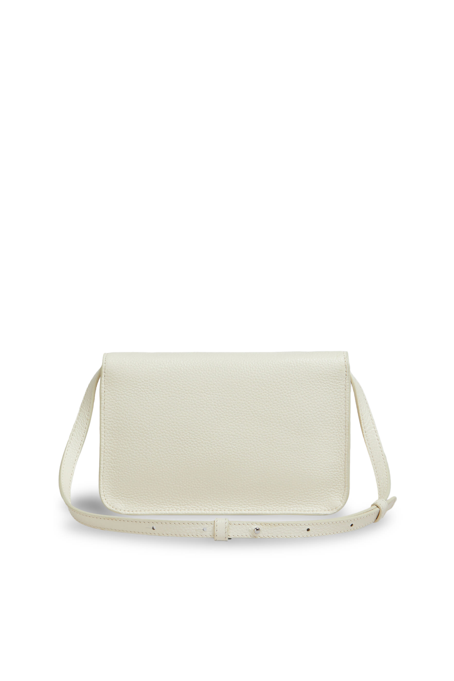 Leather Shoulder Bag with Mending