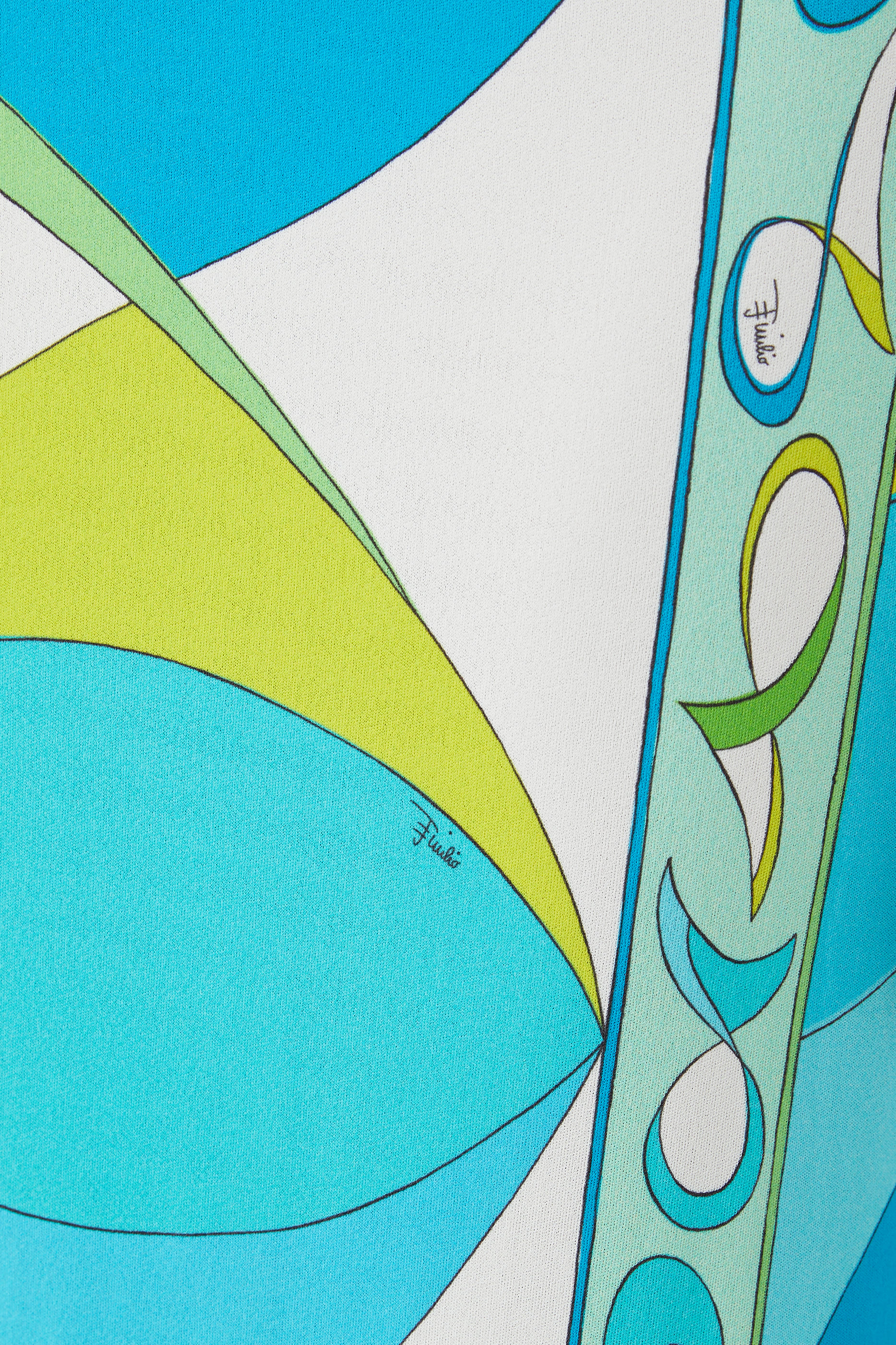 Pesci-Print Cut-Out Maxi Dress