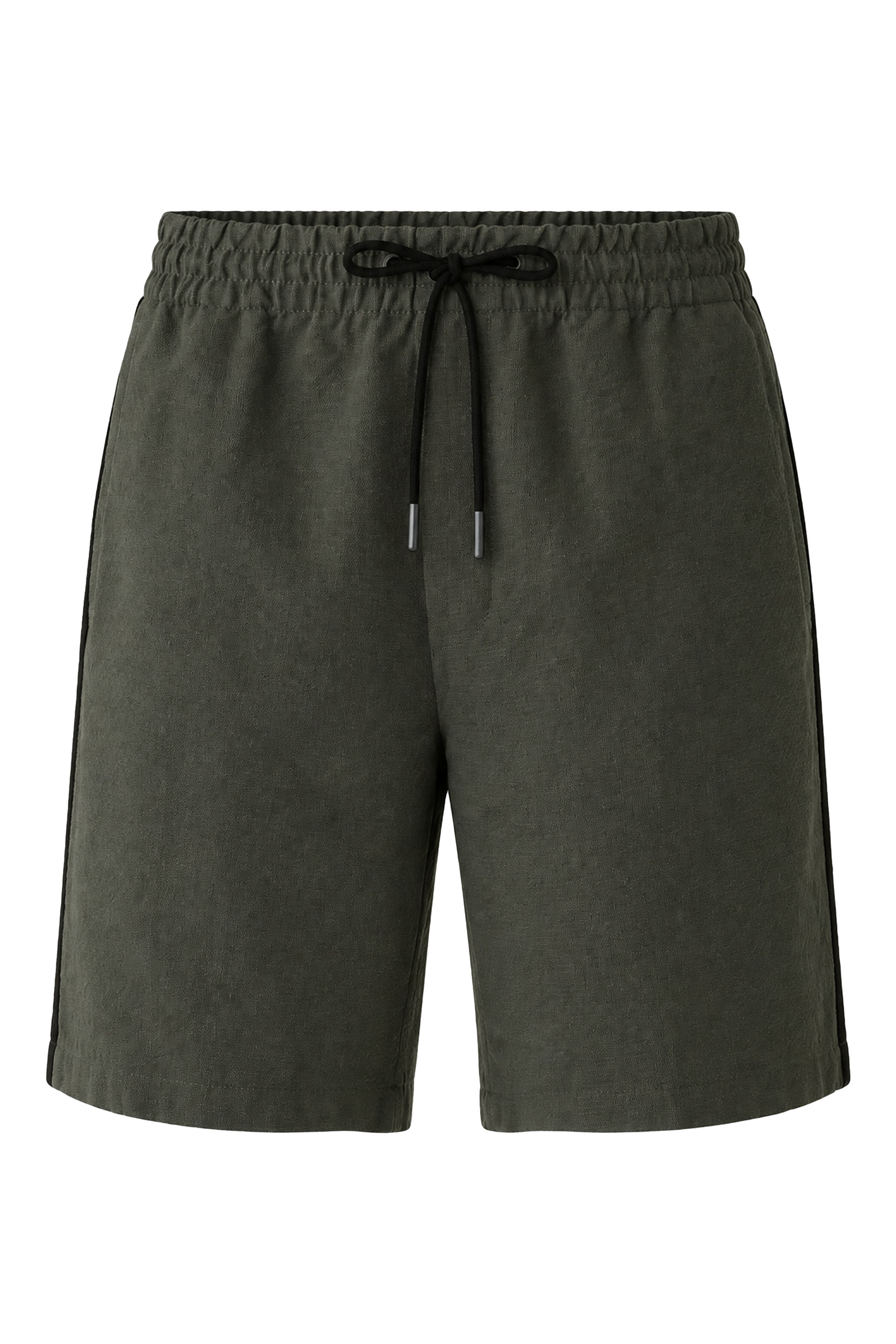  Suede Trimmed Track Shorts