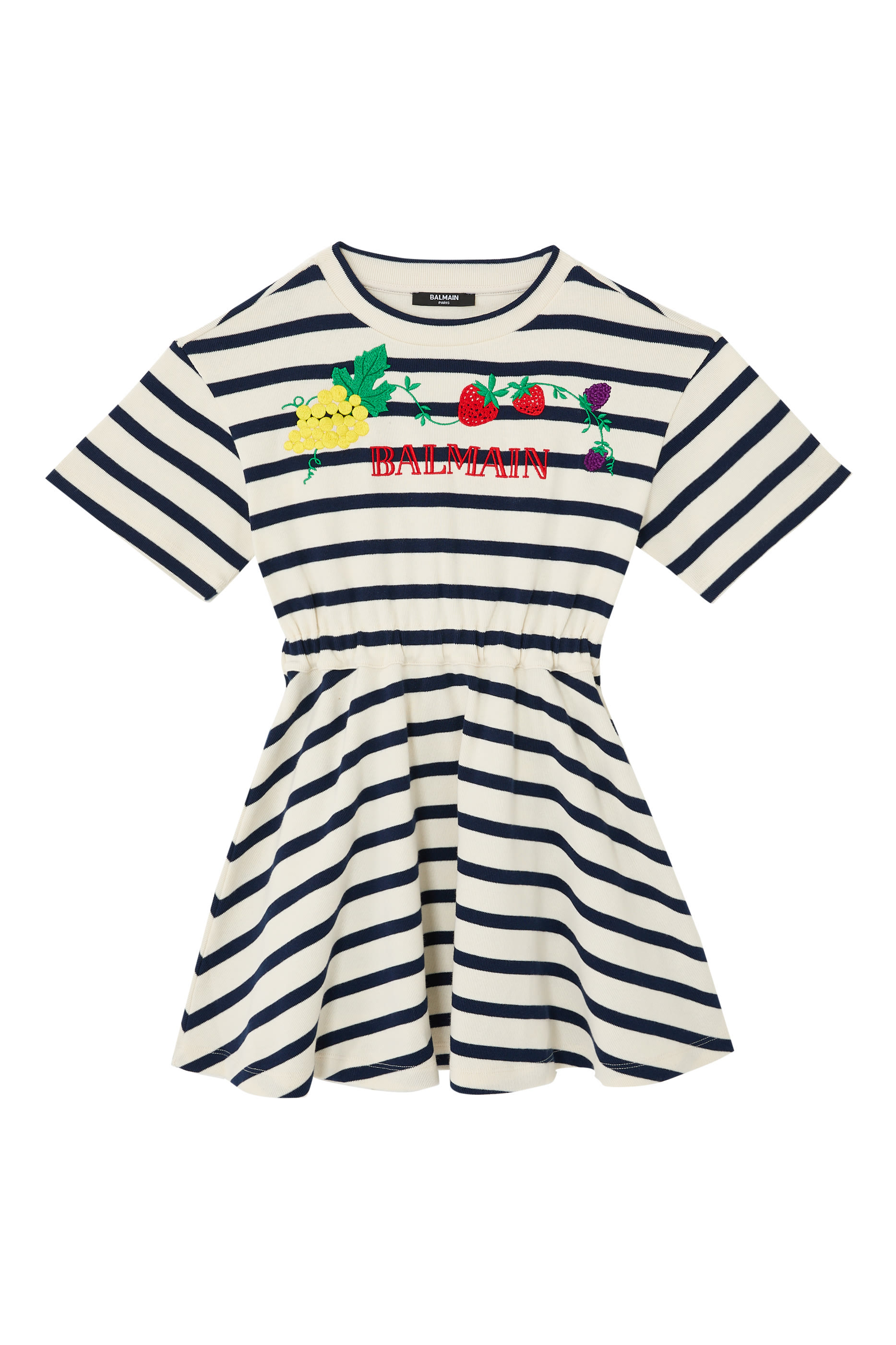 Kids Striped Cotton Jersey Dress