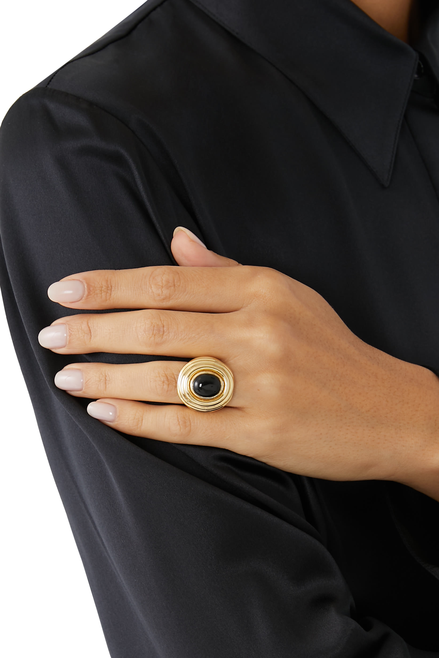 Presence Ring, 24k Gold-Plated Brass