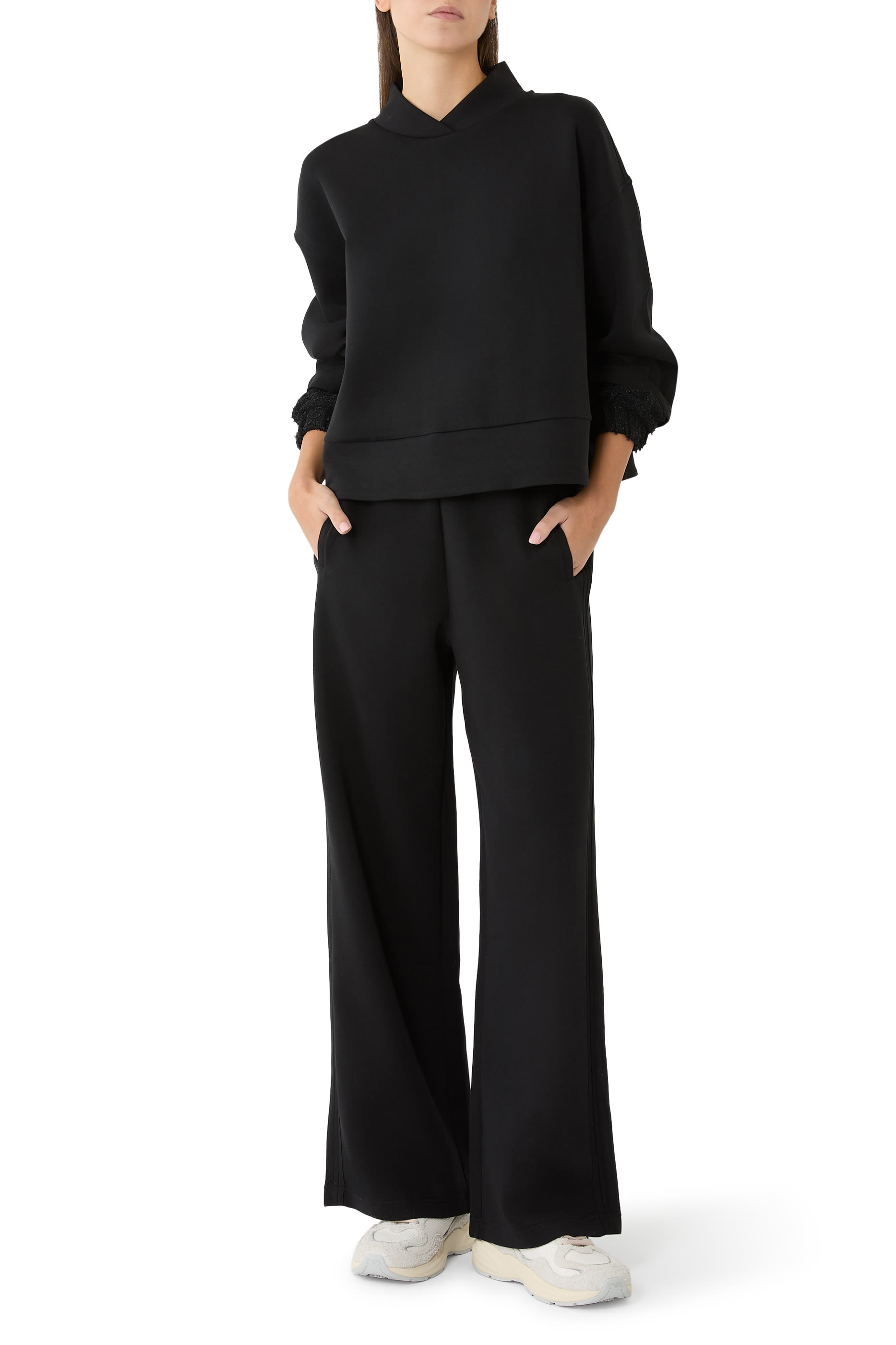 Double Jersey Elasticated Waistband Joggers 