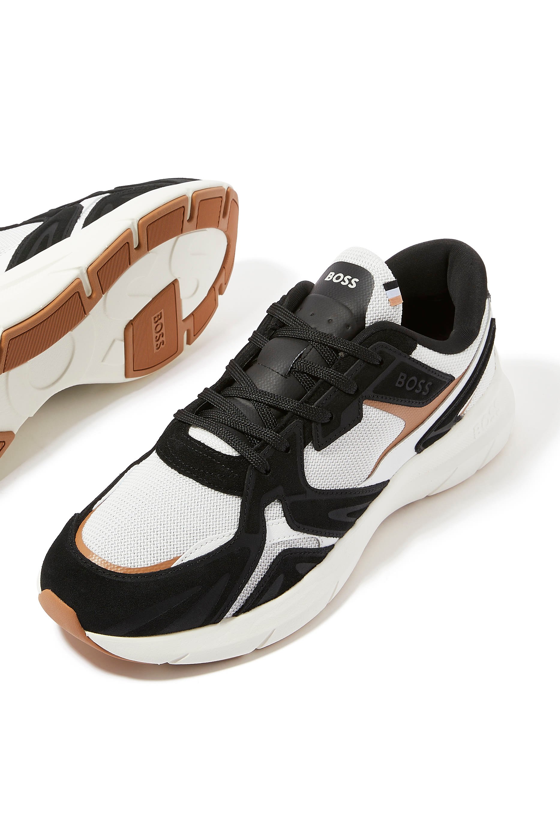 Mixed-Material Sneakers