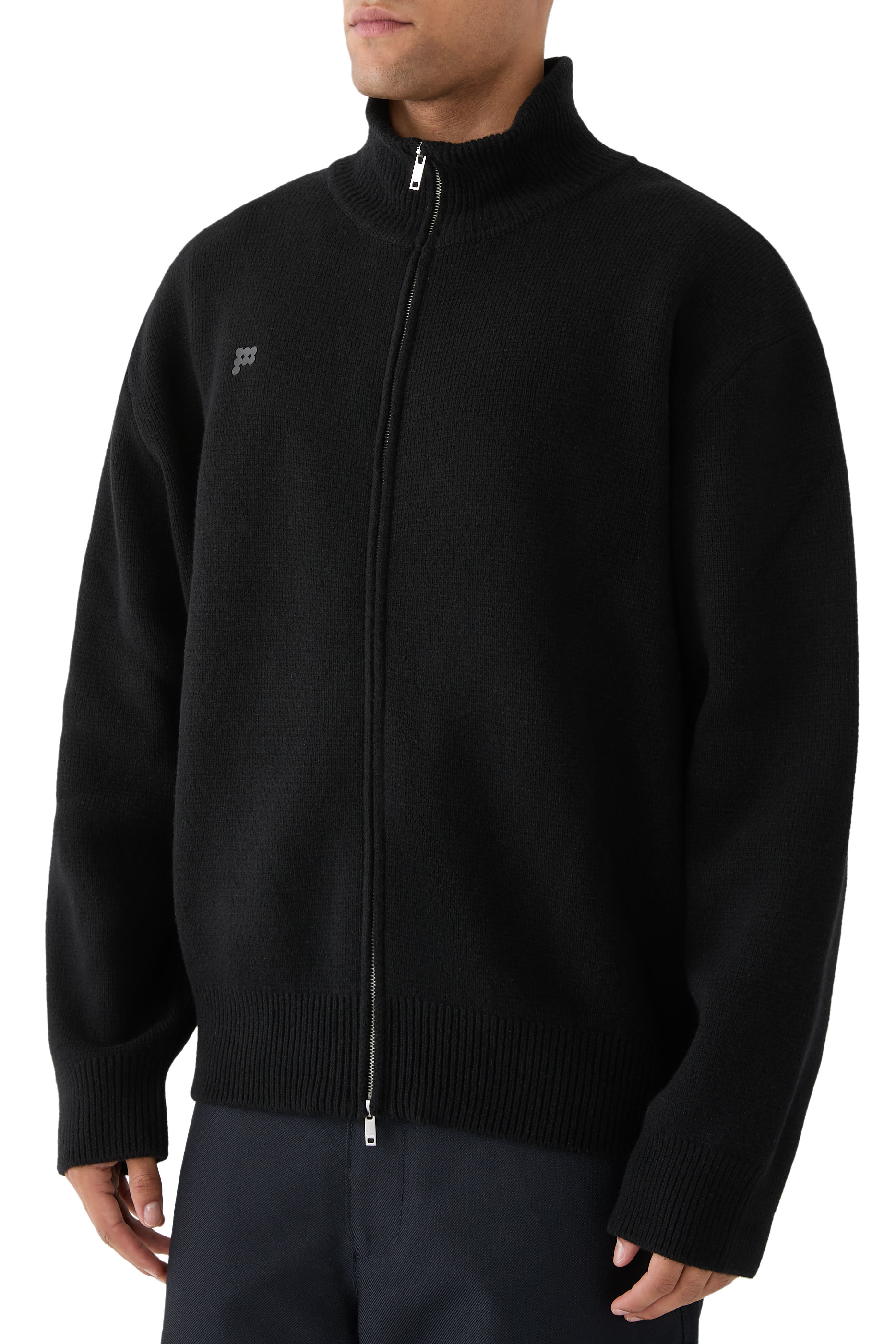 DNA Recycled Cashmere Zip-Up Sweater