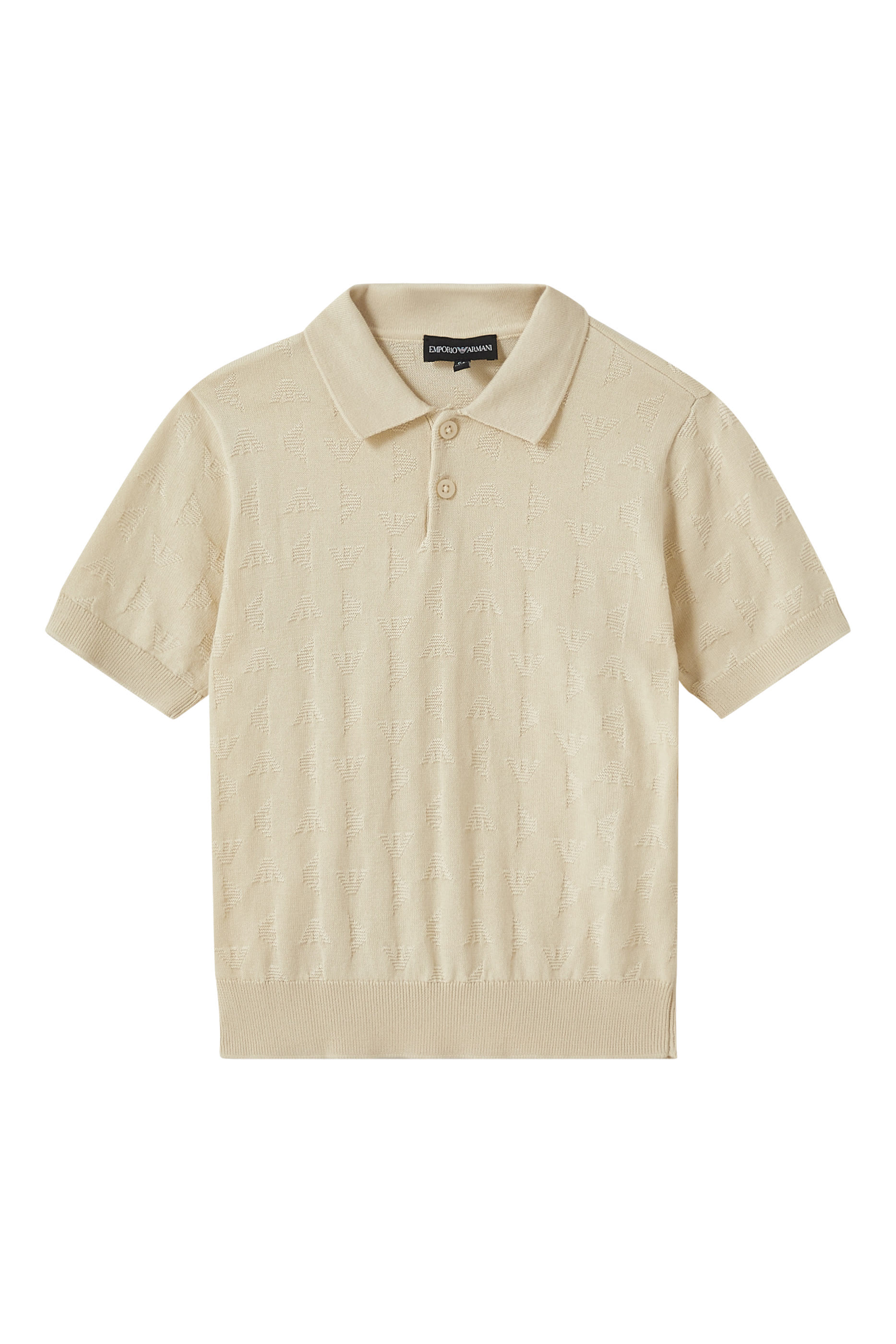 Kids Eagle Logo Knit Shirt