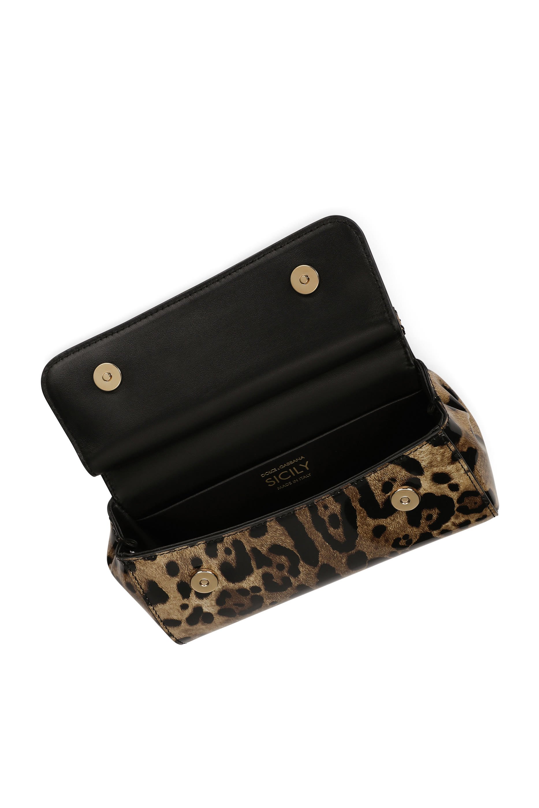 Small Sicily Leopard Print Handbag