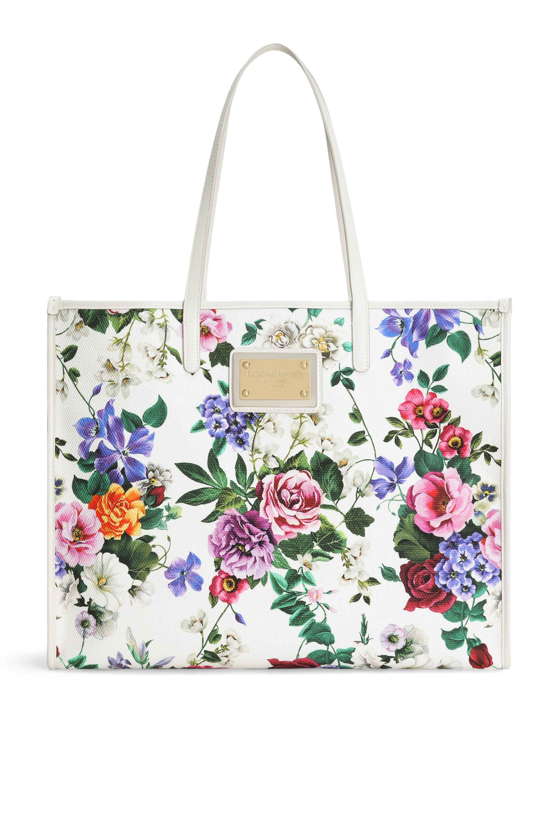Floral Print Tote Bag