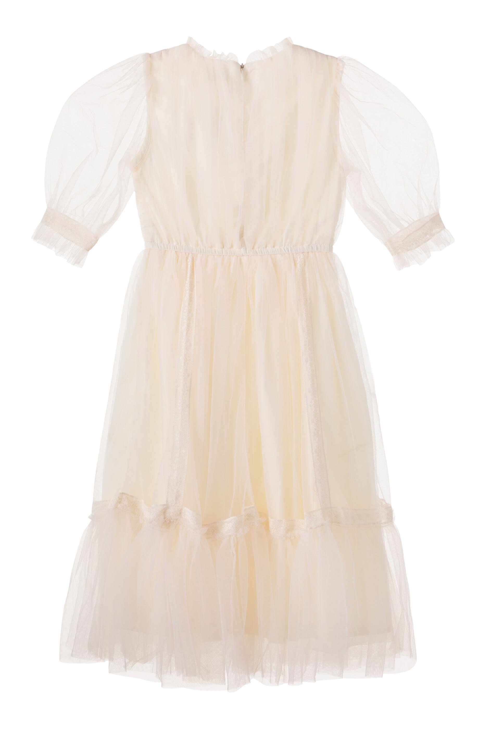 Kids Donna Lace-Trimmed Dress