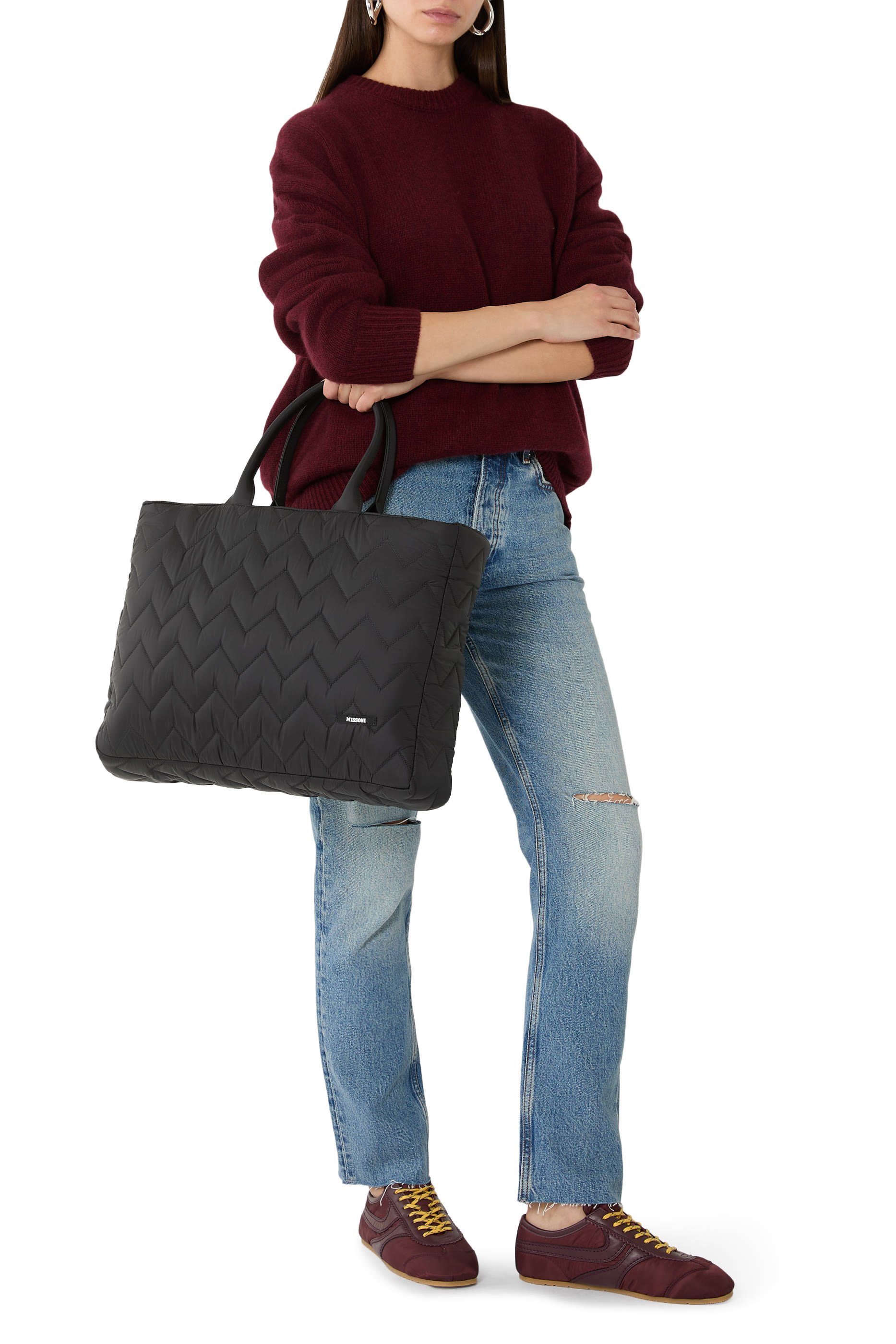 Kids Chevron Quilted Diaper Bag