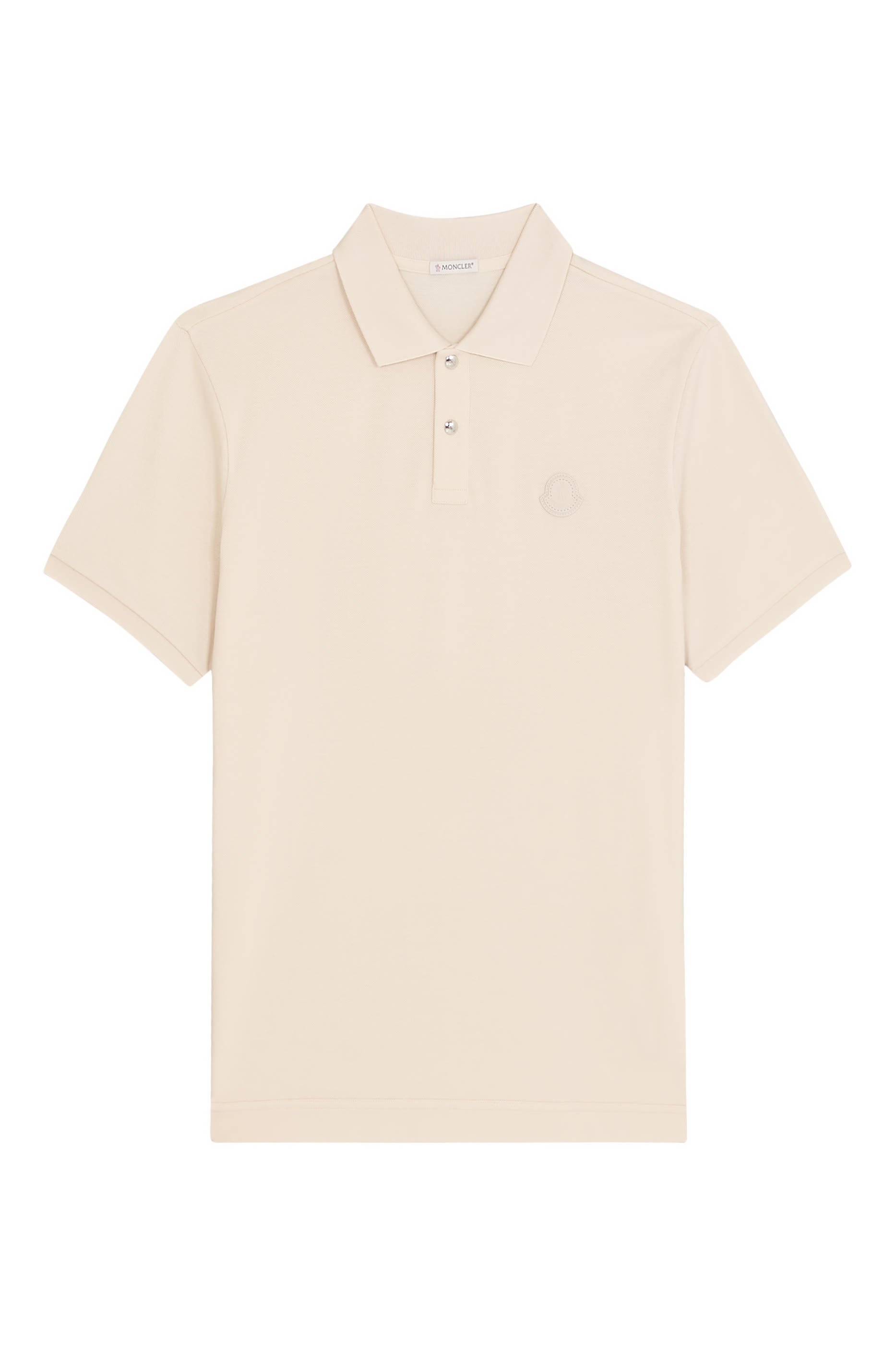 Logo Patch Cotton Piquet Polo Shirt