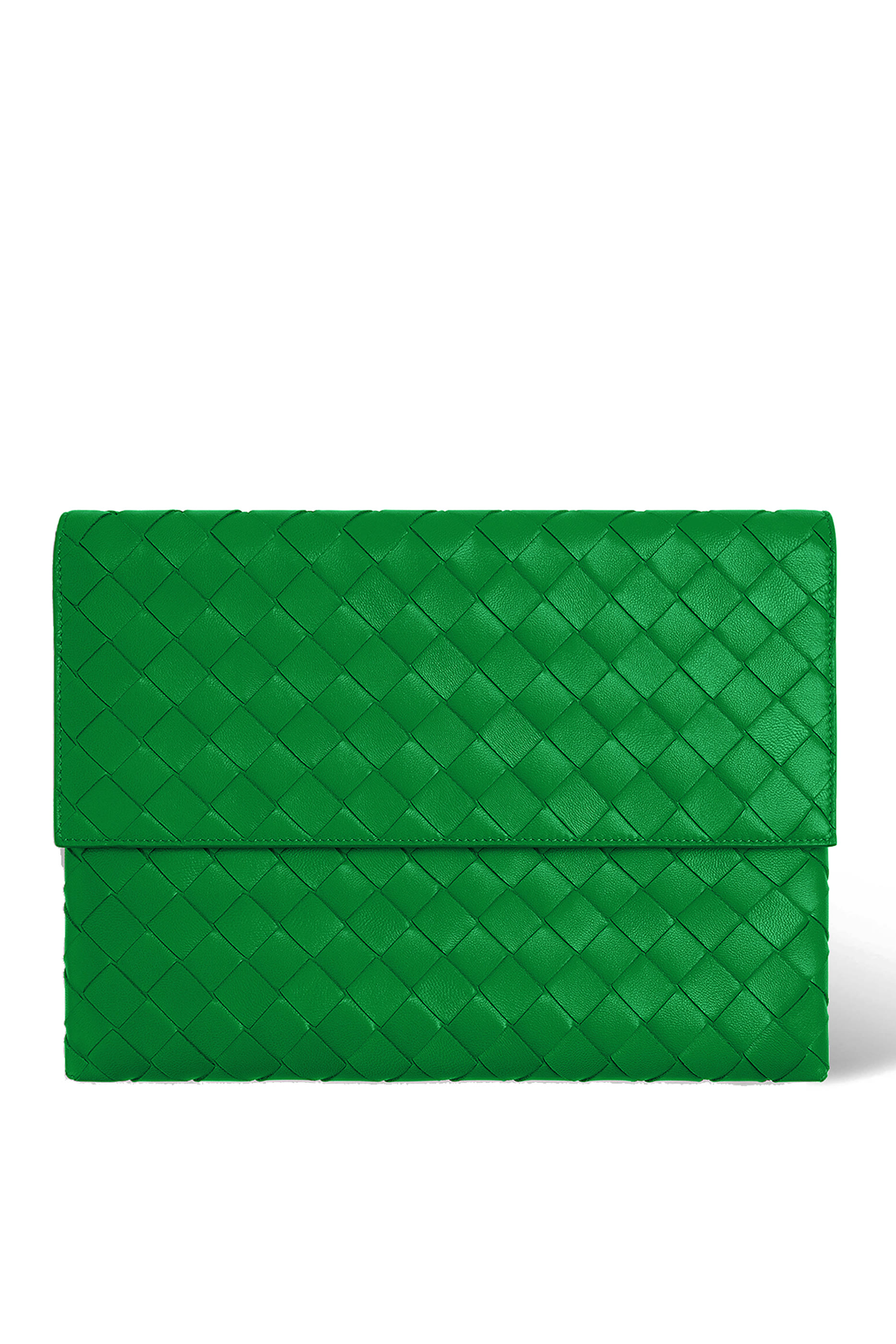 Medium Intrecciato Flap Pouch