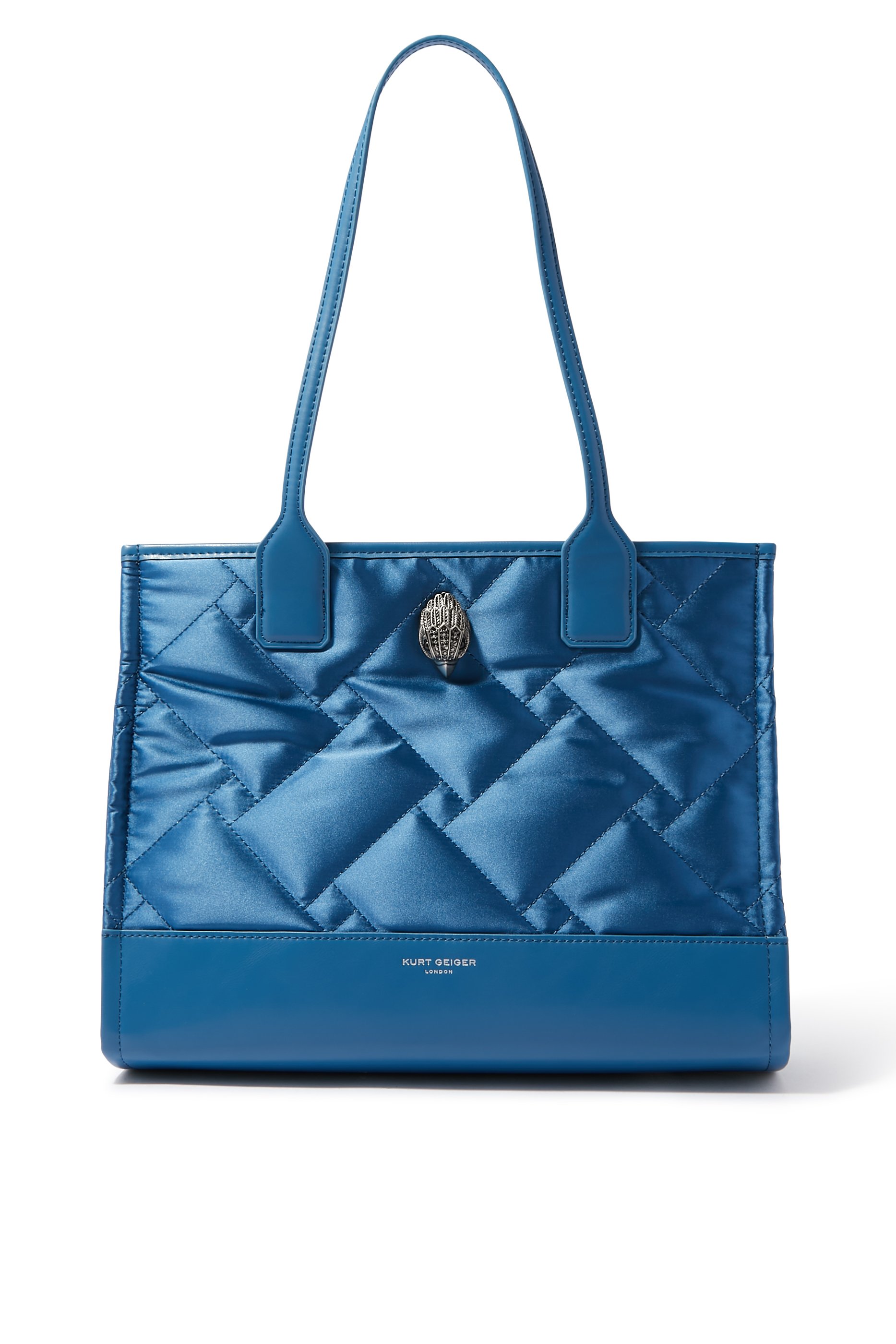 Recycled Nylon Small Square Shopper Tote Bag