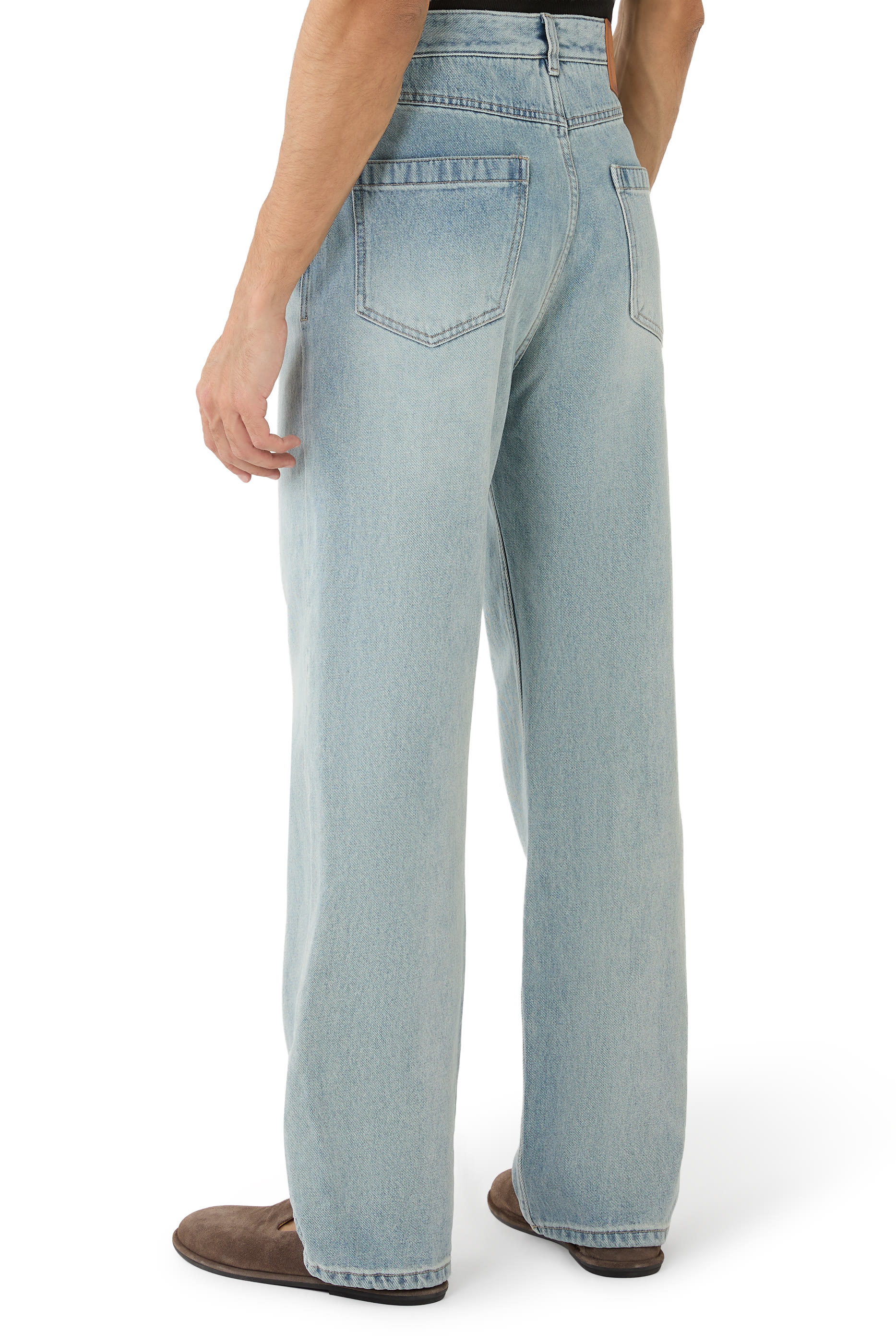 Straight Denim Pants