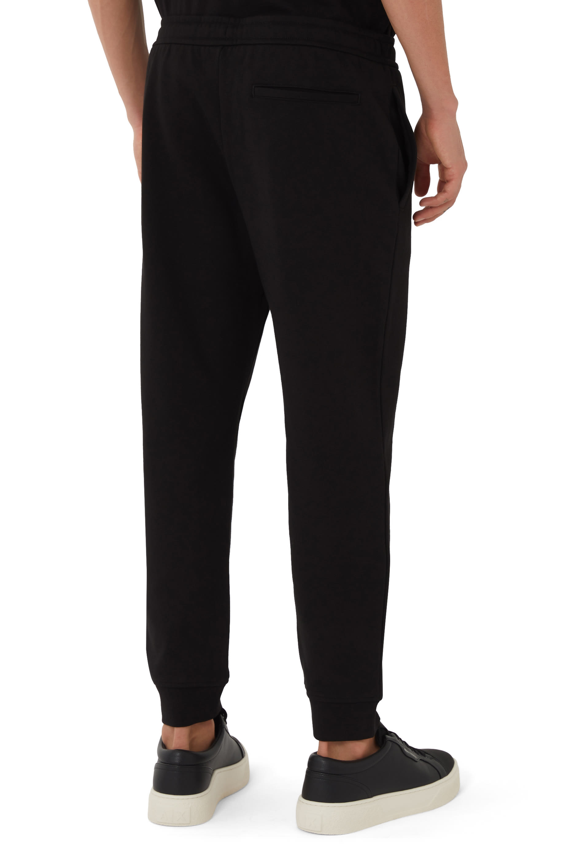 Dragon Embroidery Cotton Jersey Sweatpants