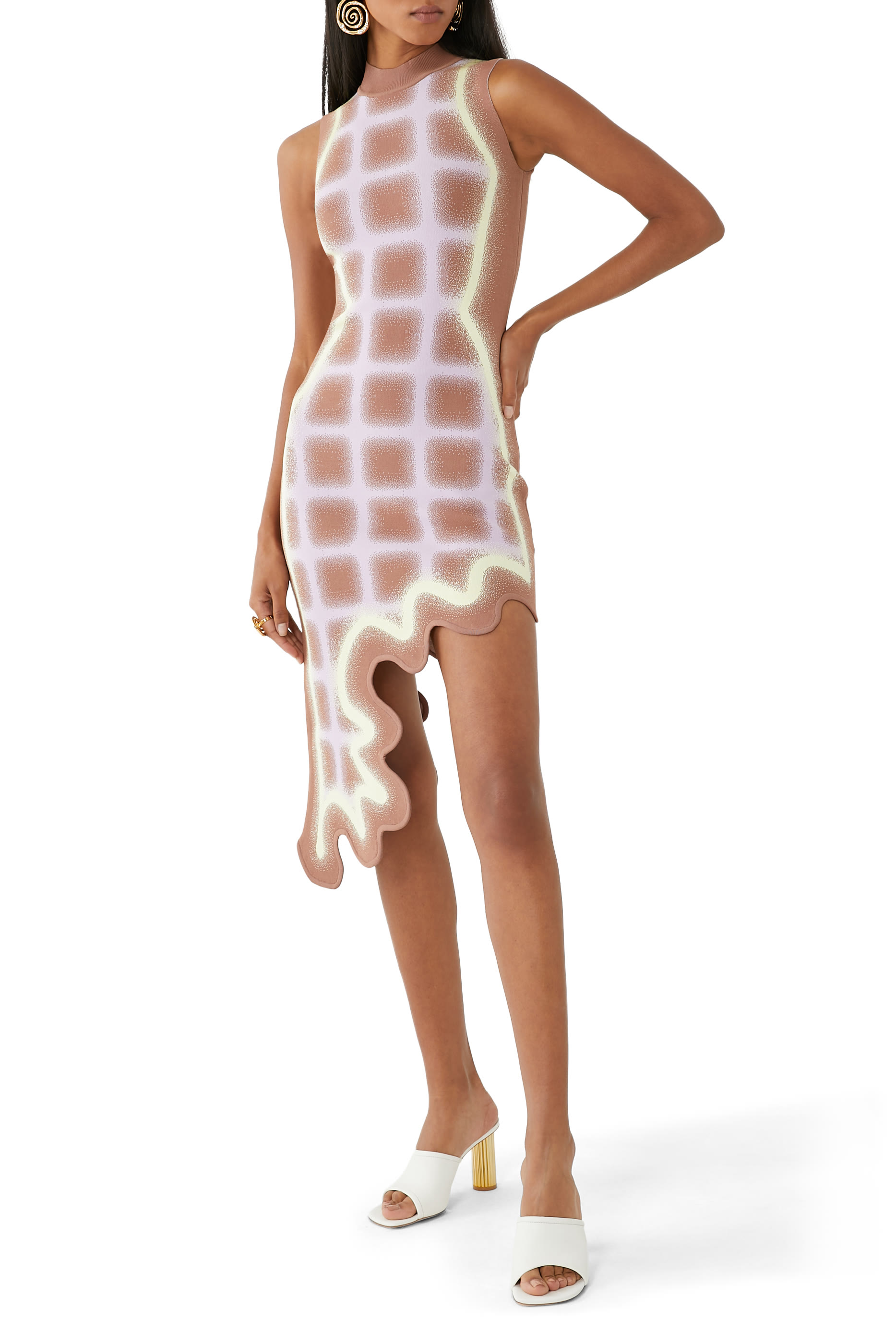 Mia Wavy Plaid Dress