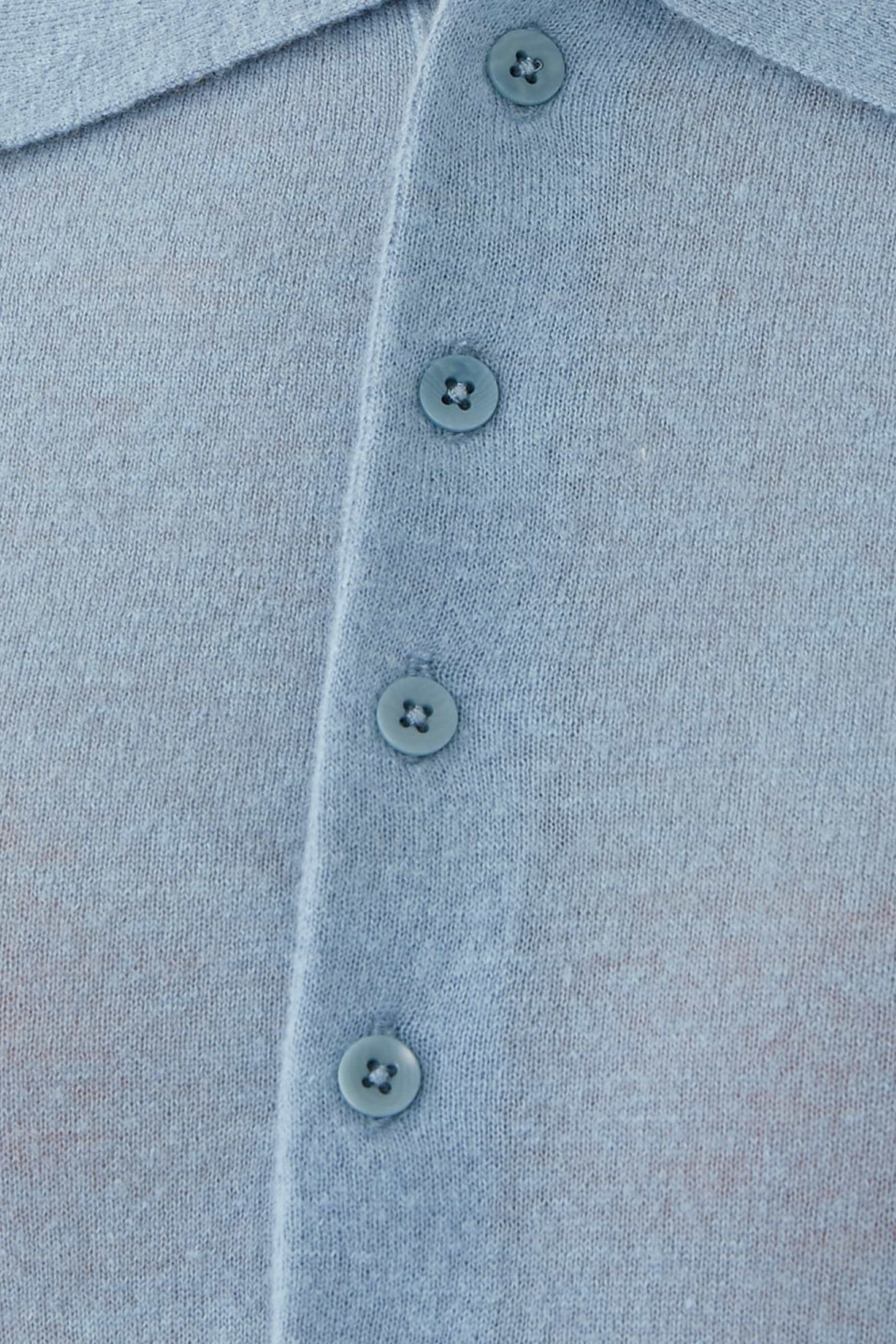 Wool Shrunken Polo Shirt