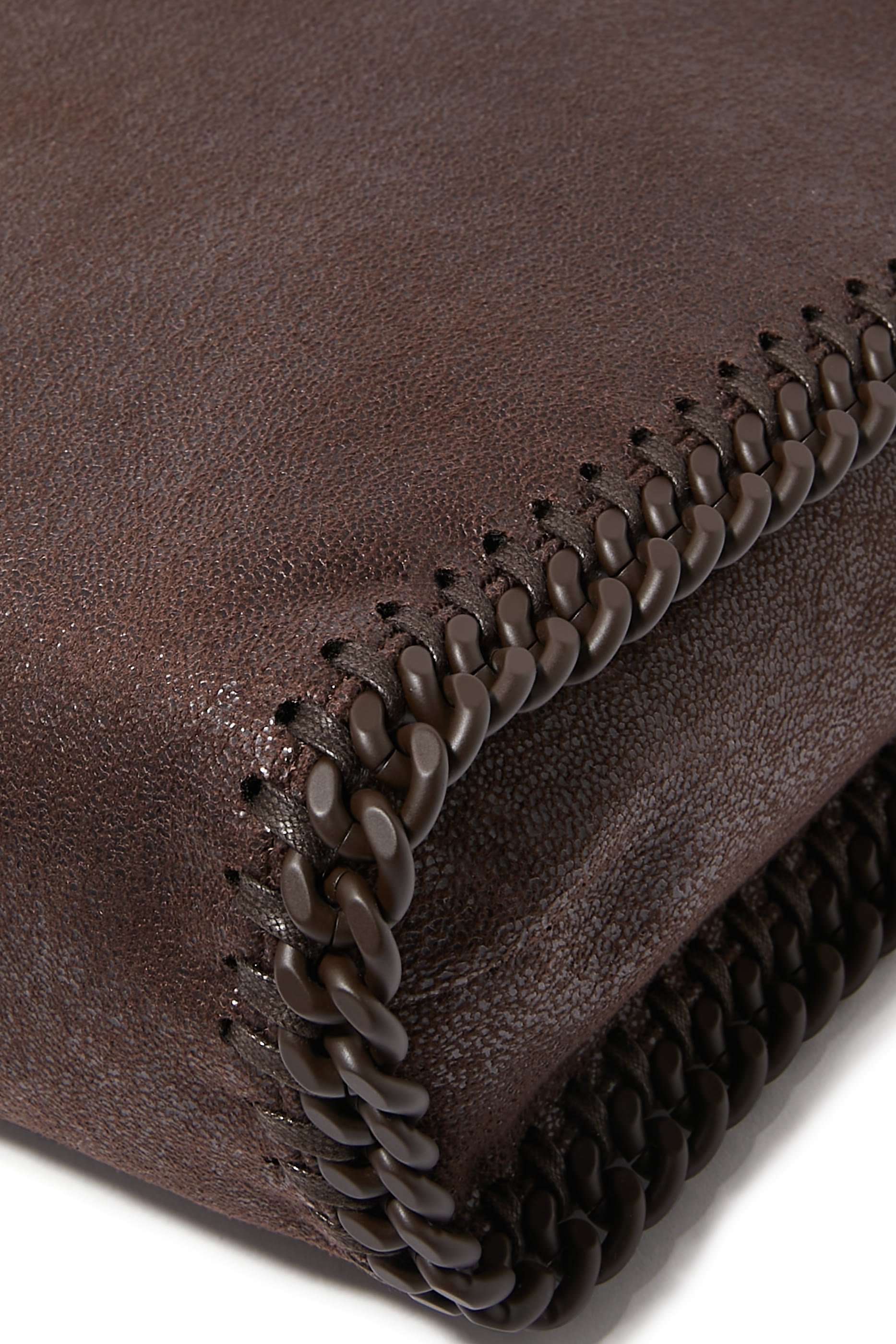 Falabella Fold-Over Enamel Tote Bag