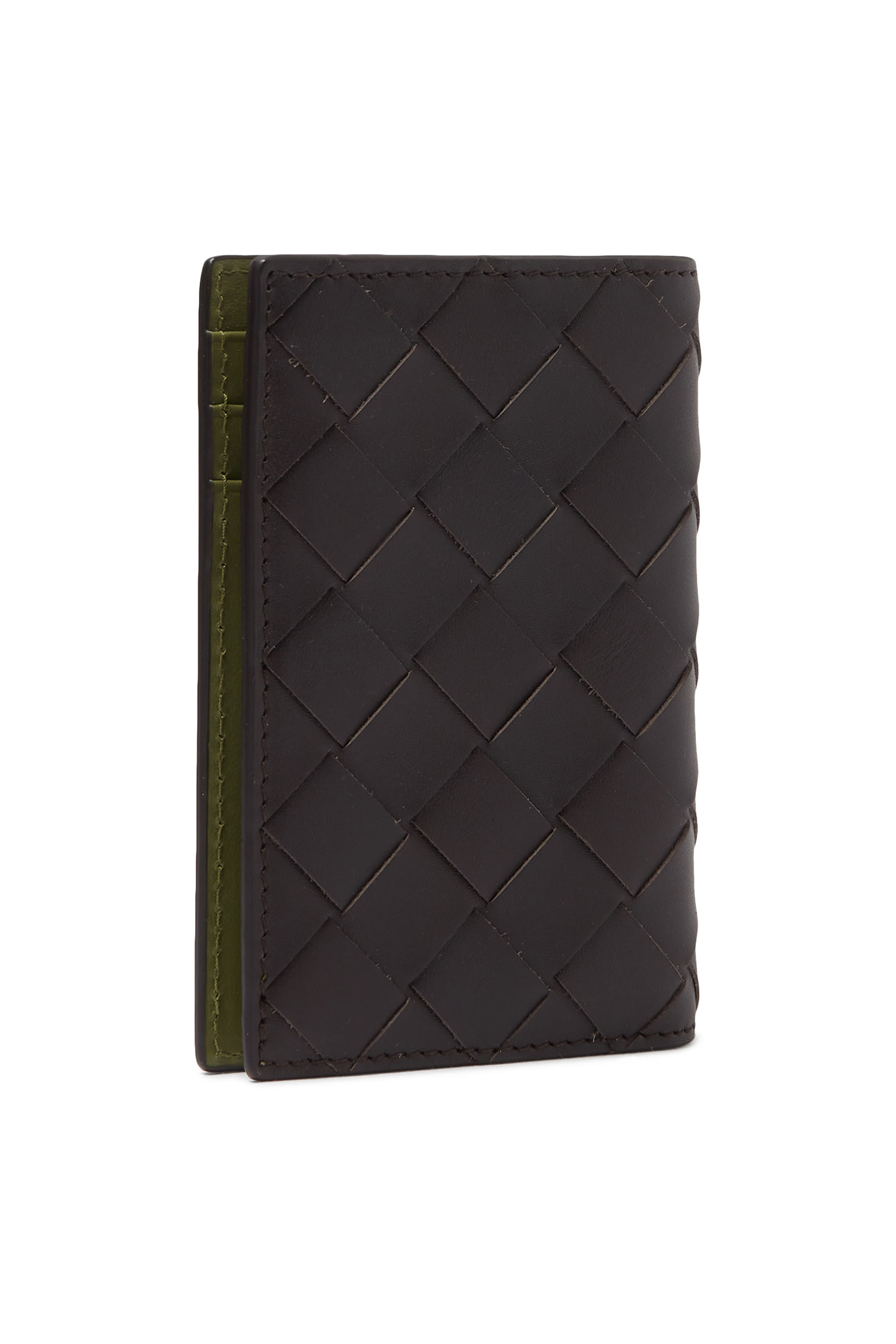 Intrecciato Flap Card Case