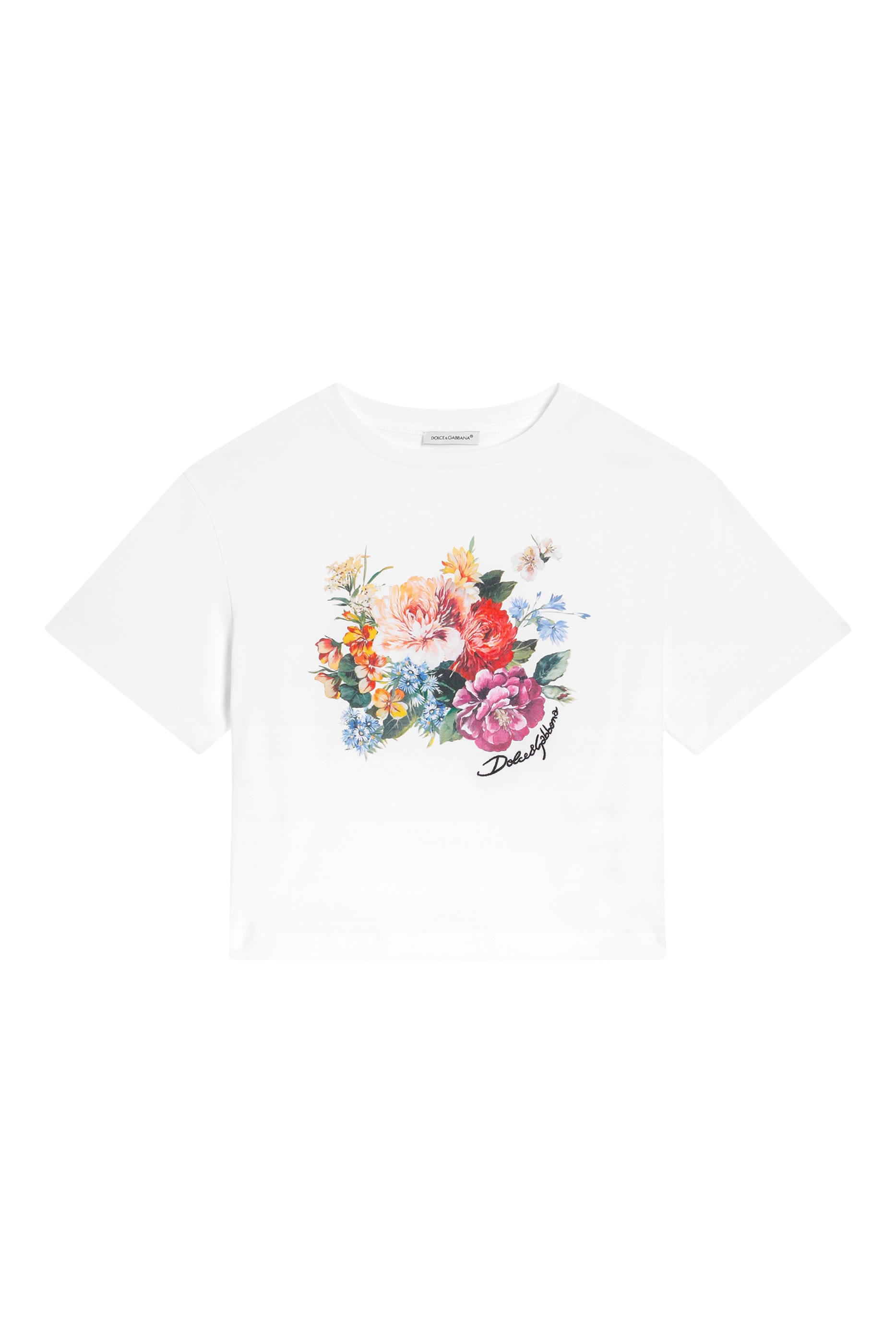 Kids Flower-Print Jersey T-Shirt